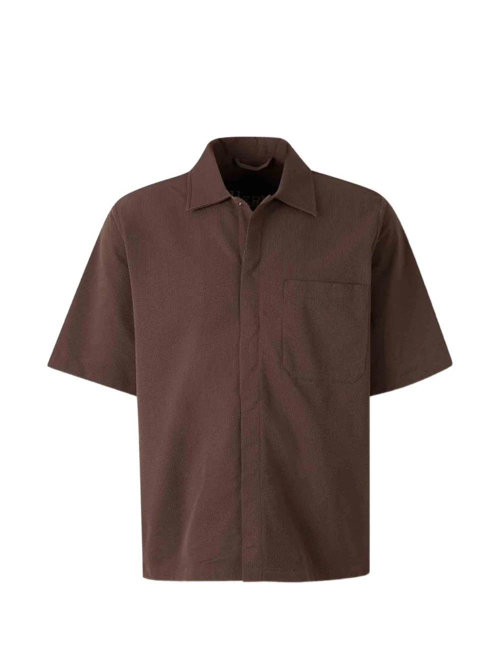 short-sleeve chest-pocket shirt - 1