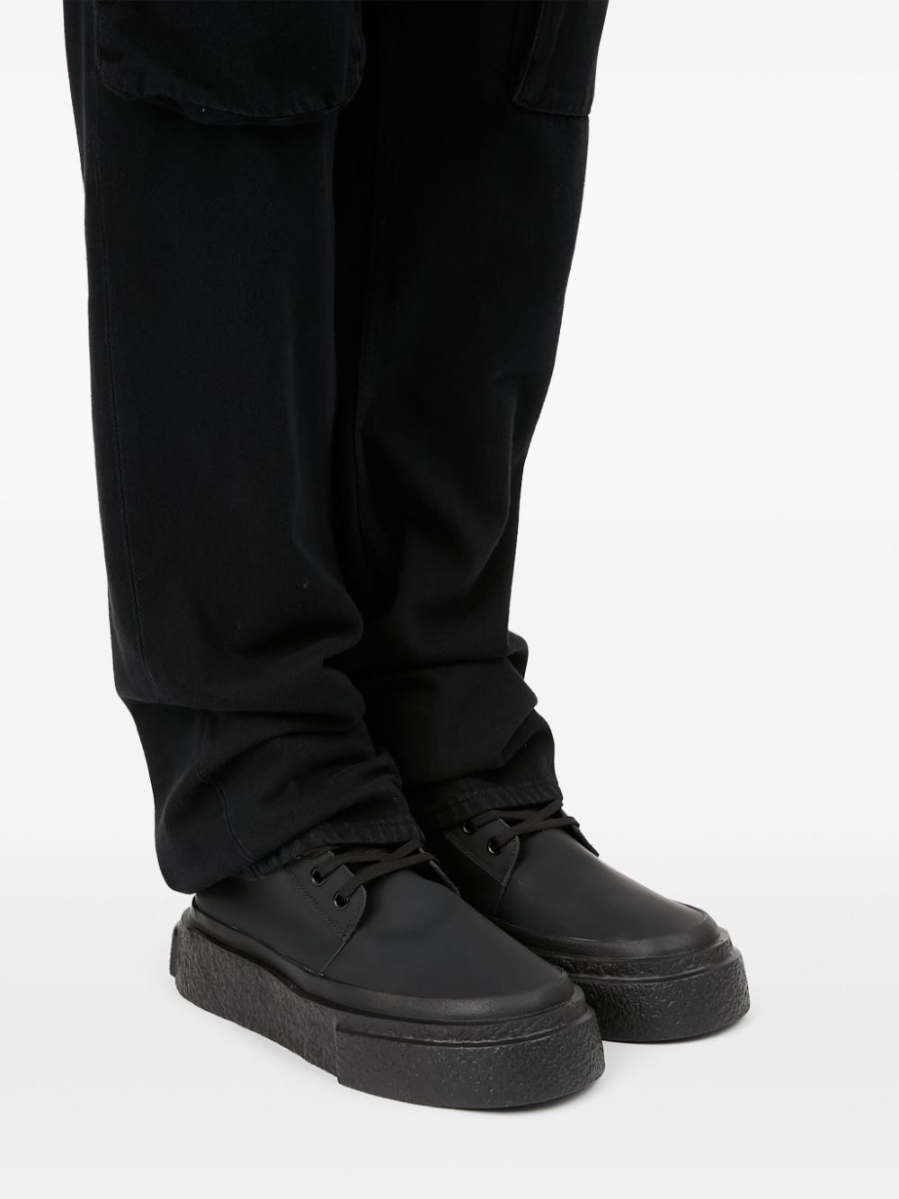 HIGH-TOP LEATHER SNEAKERS - 6