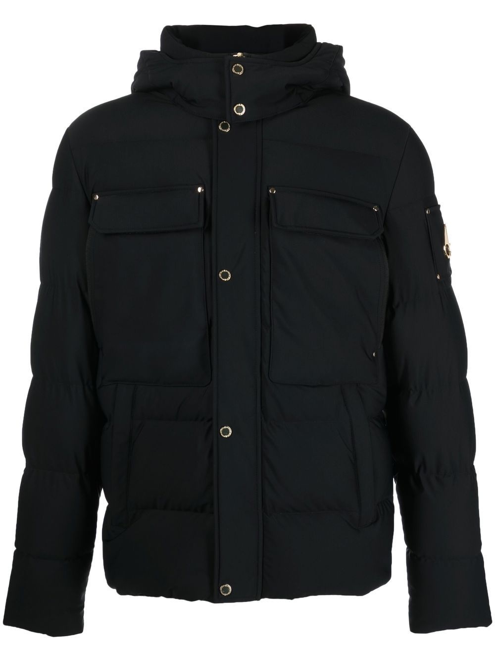 hooded padded jacket - 1