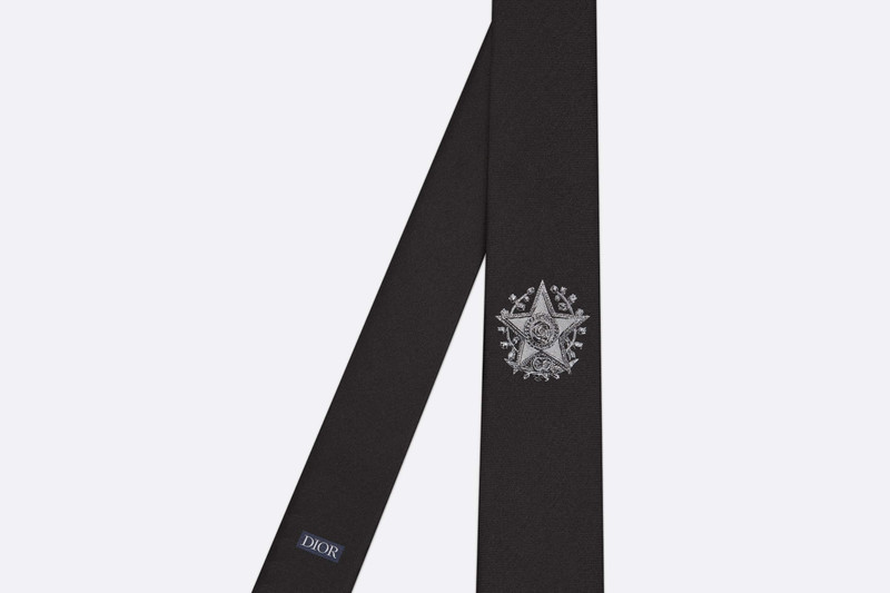 Dior Tie with CD Étoile Motif outlook