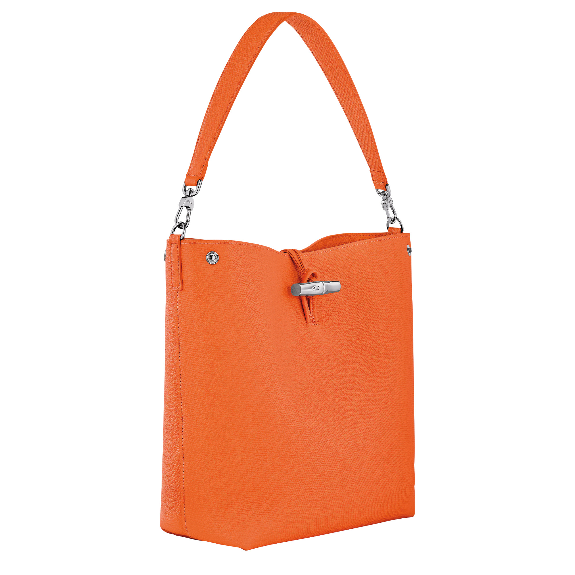 Le Roseau M Shoulder bag Orange - Leather - 3