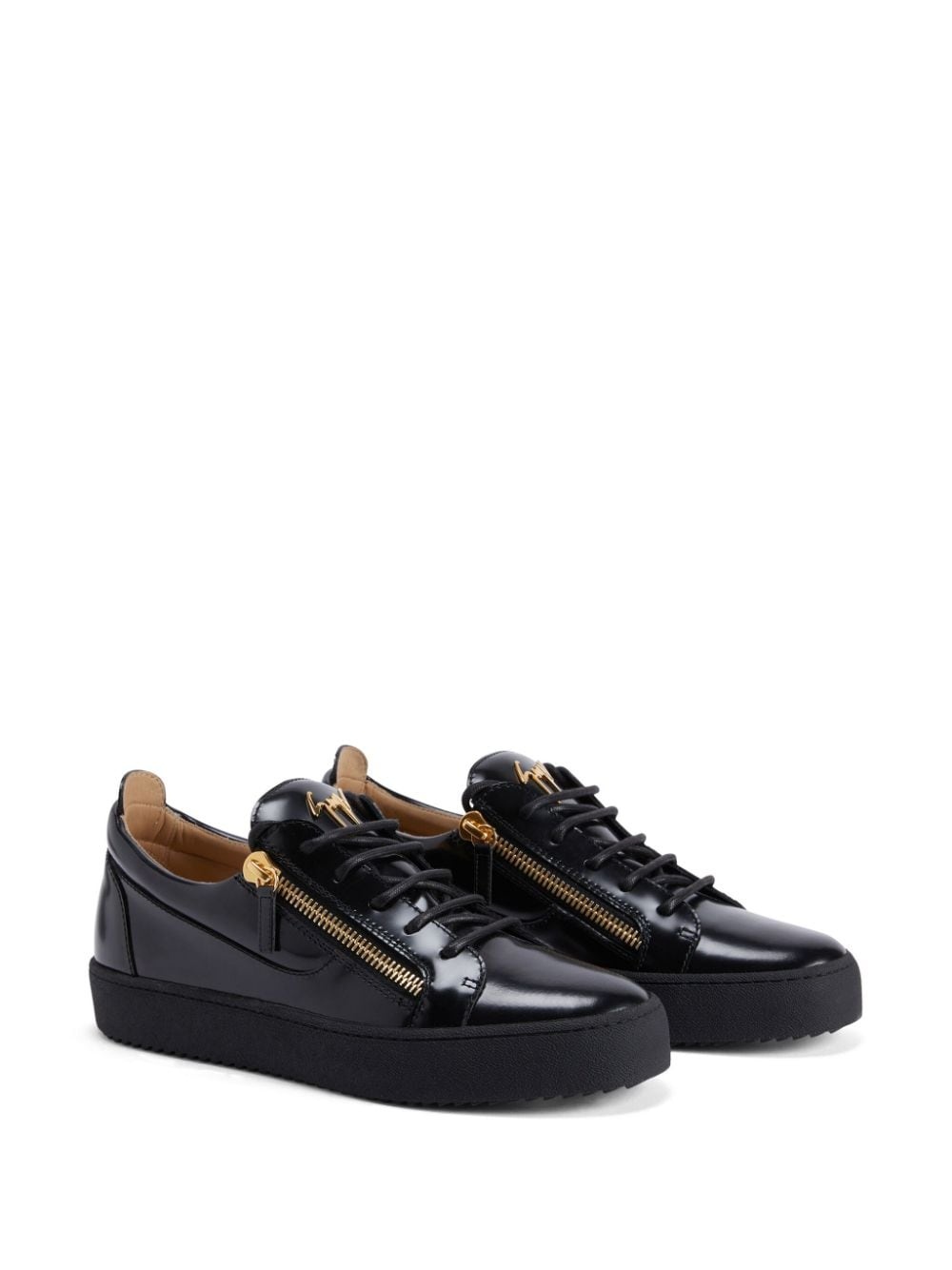 Frankie zip-detail low-top sneakers - 2
