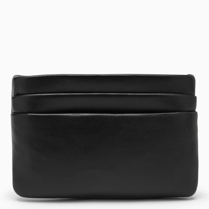 Saint Laurent Black Padded Leather Coin Purse With Logo Men - 2