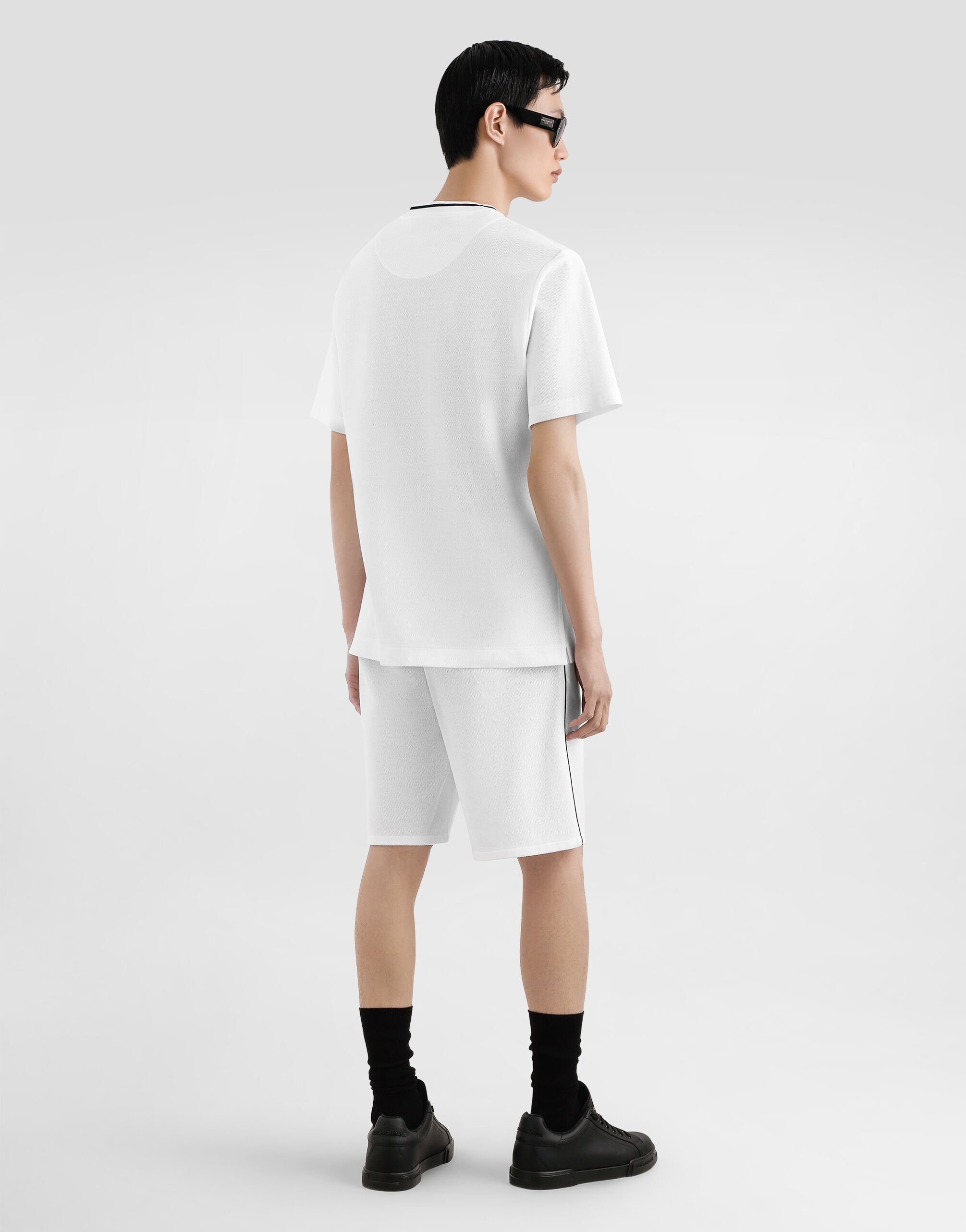 Cotton piqué t-shirt - 3