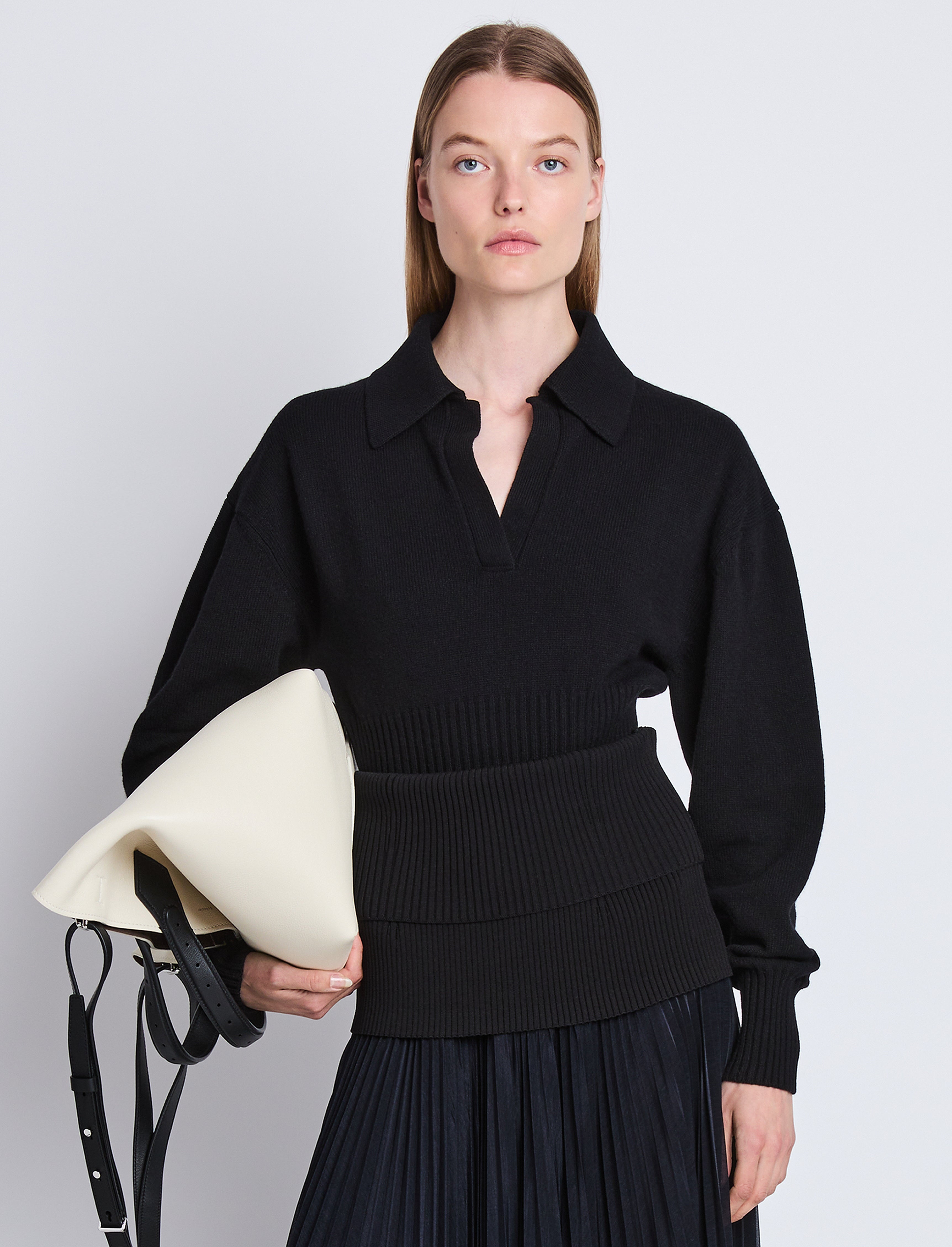 Jeanne Polo Sweater in Eco Cashmere - 2