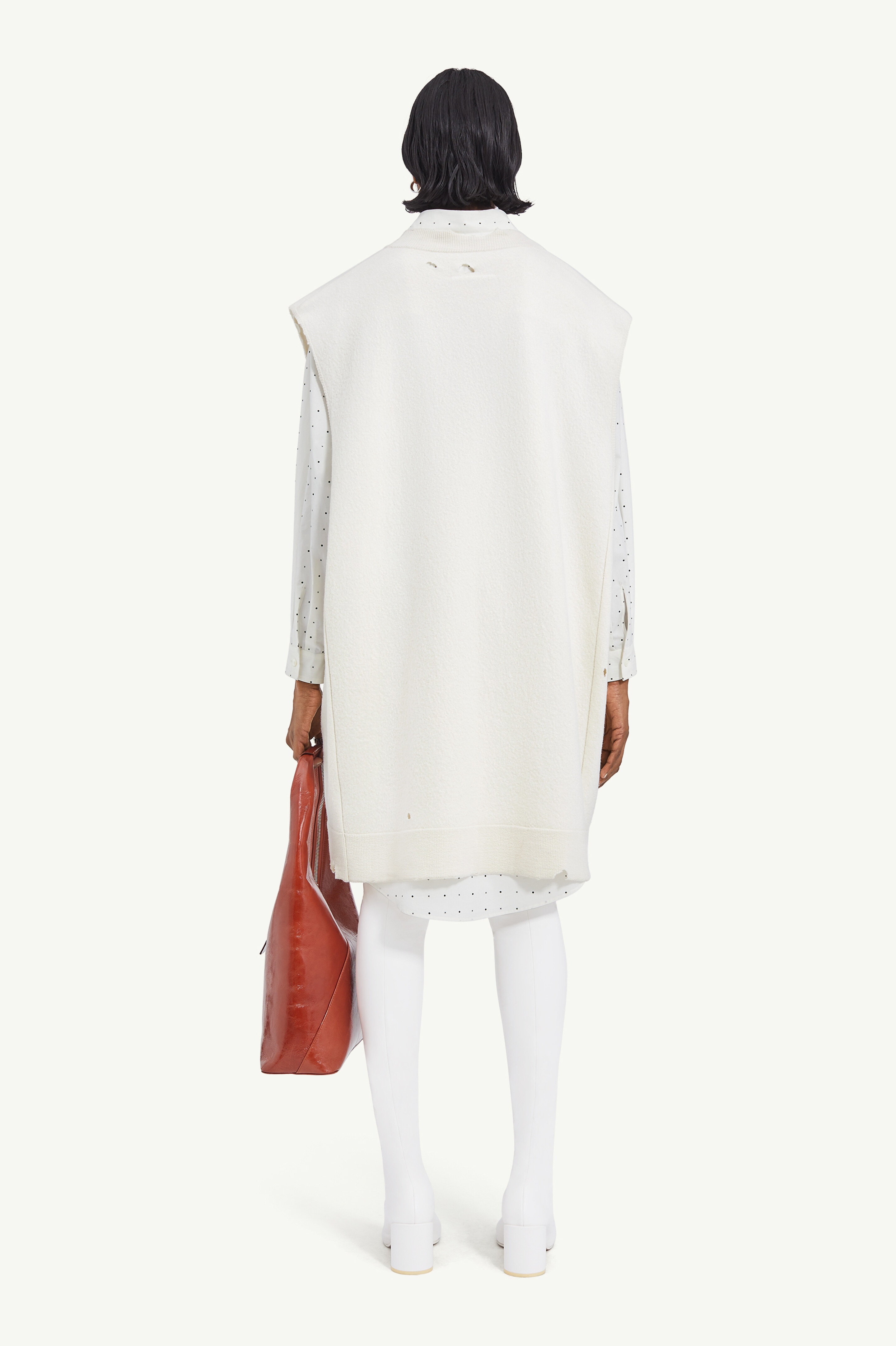 V-neck sleeveless dress - 4