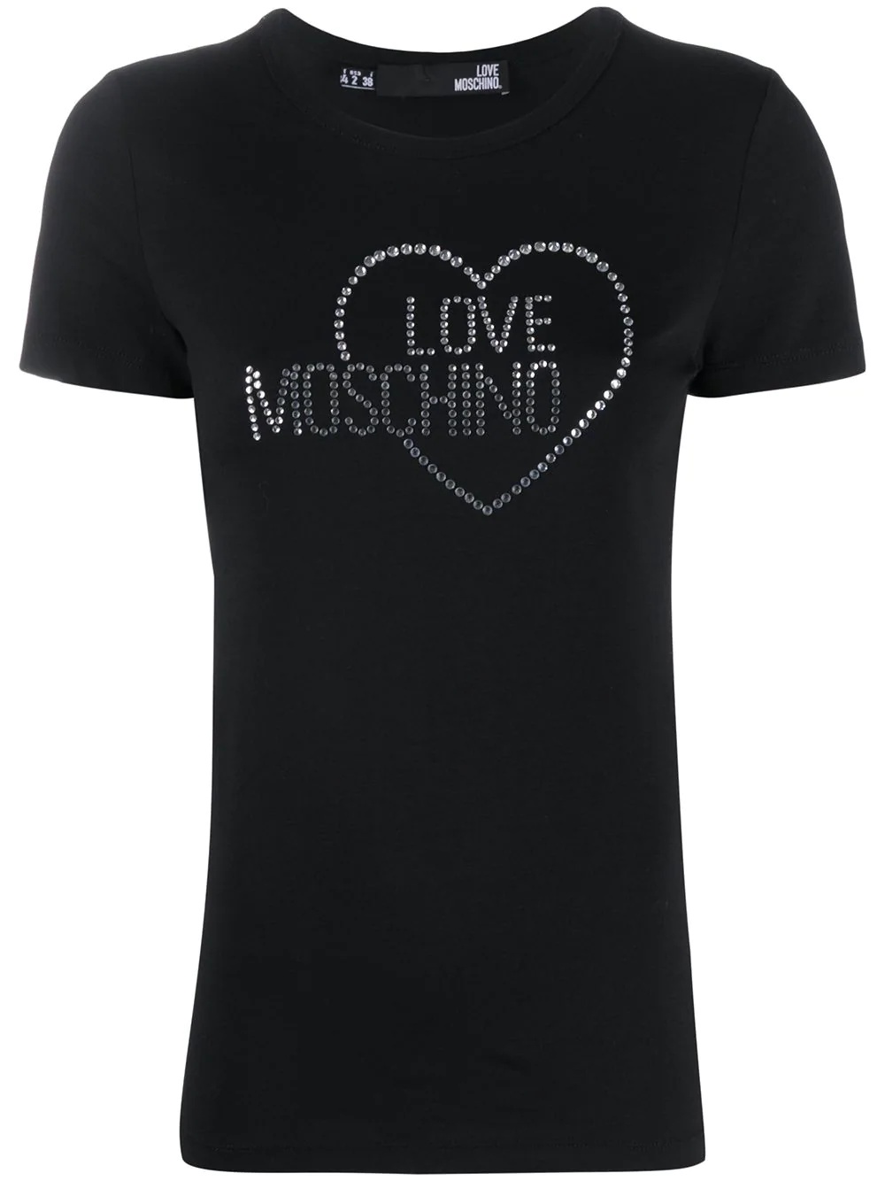 logo embellished T-shirt - 1