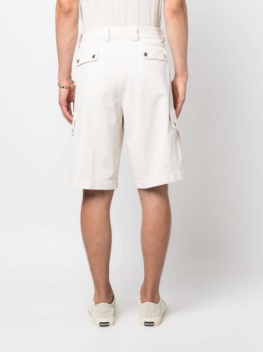 cotton cargo shorts - 4