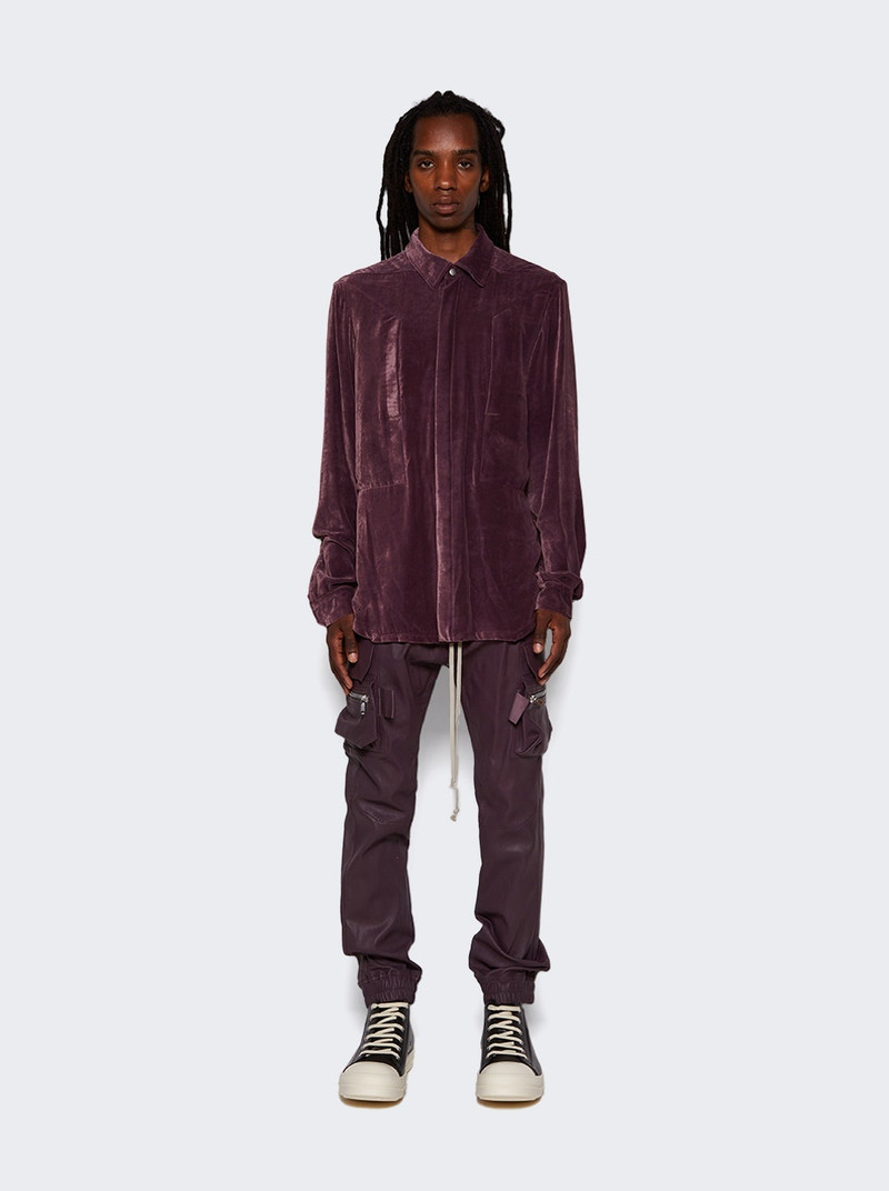 Rick Owens Fogpocket Outershirt Amethyst outlook