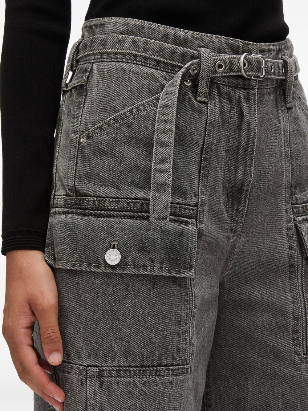 wide-leg jeans - 5
