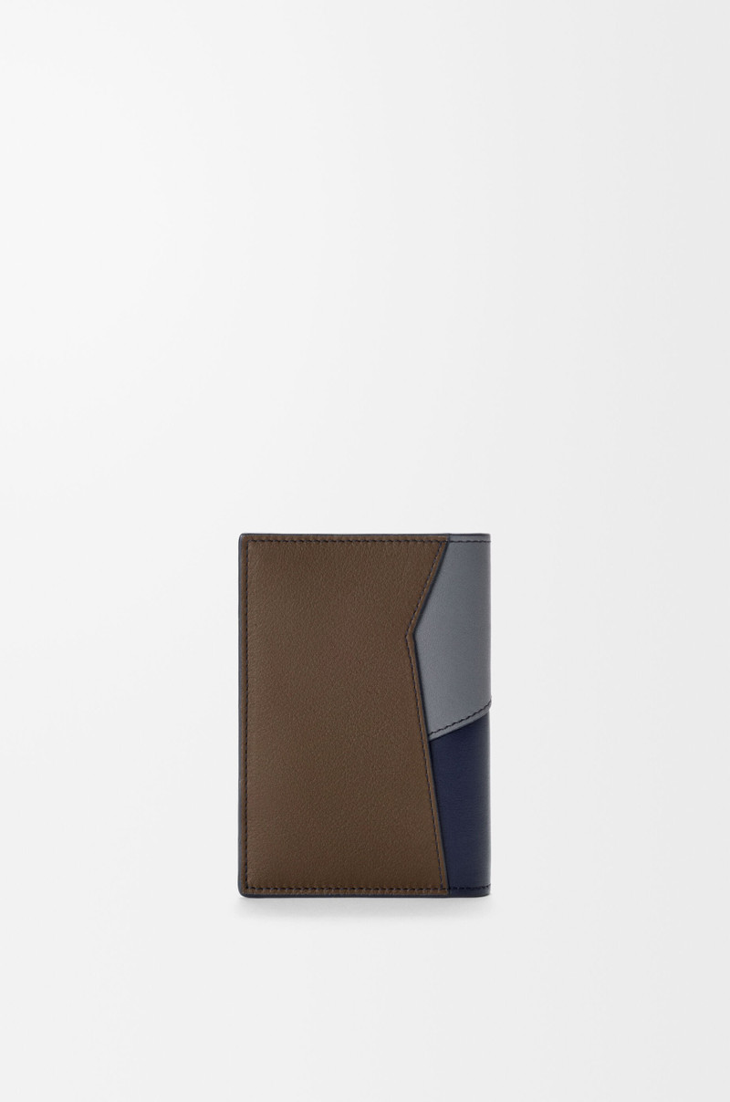 Puzzle bifold cardholder in classic calfskin 4