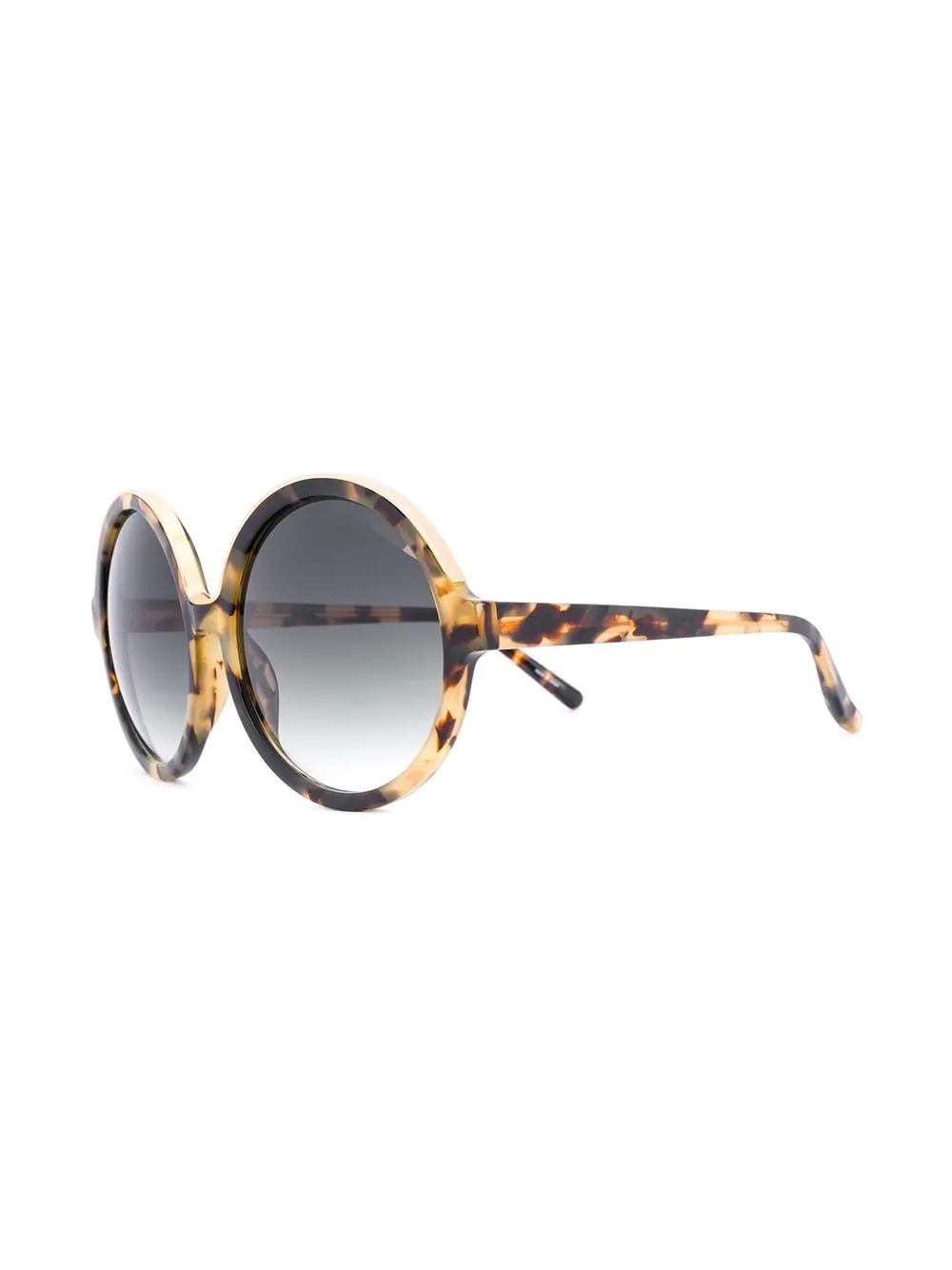 oversized round frame sunglasses - 2