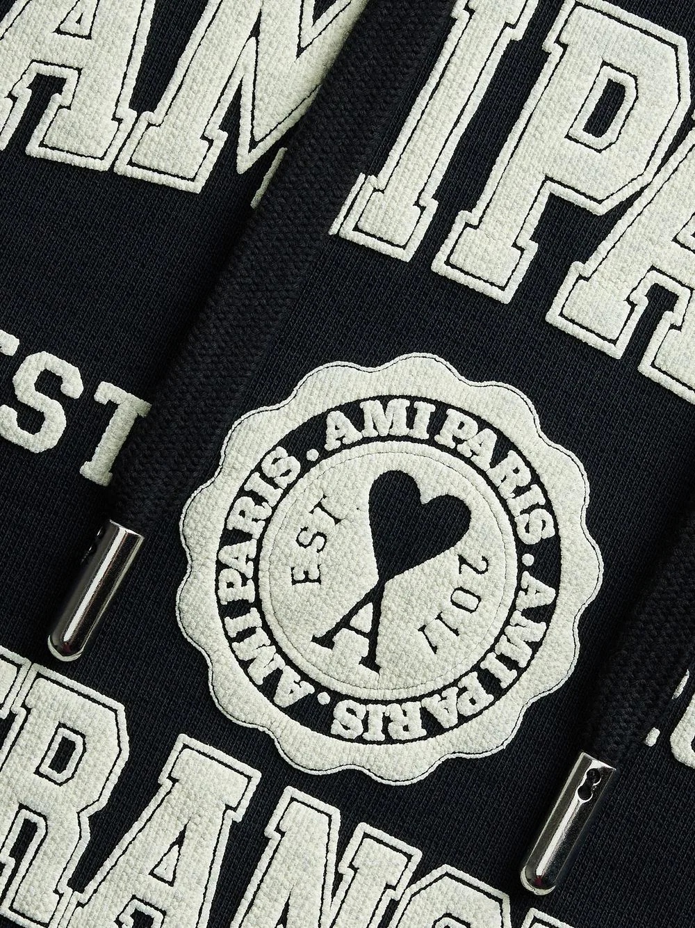 logo-patches drawstring hoodie - 6