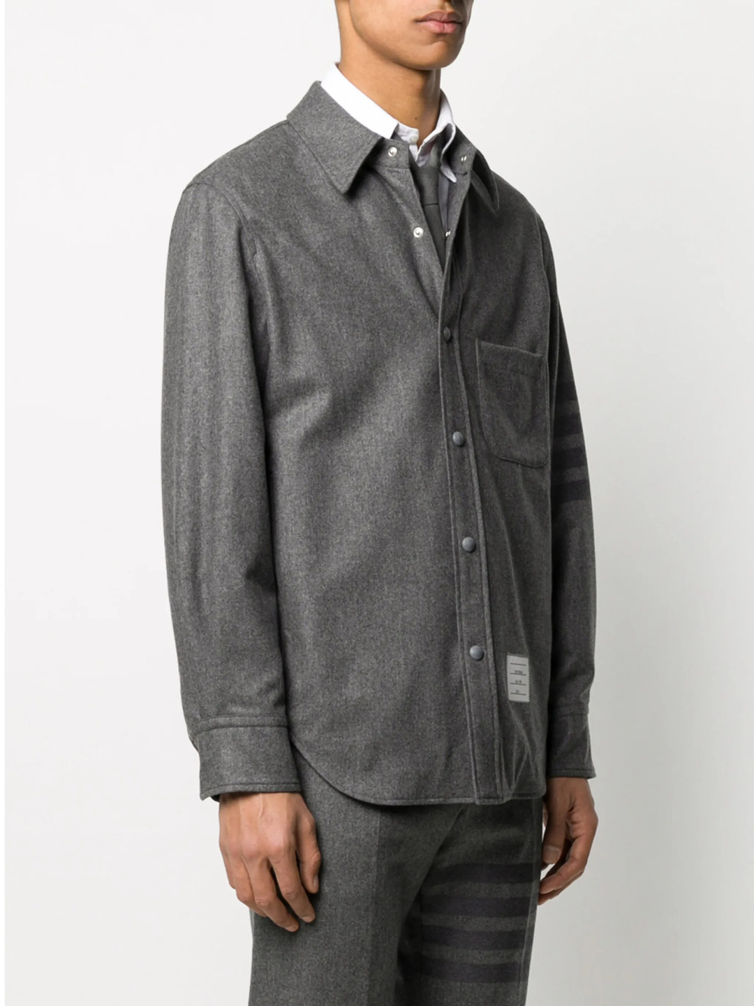 Flannel 4-Bar Shirt Jacket Men - 2