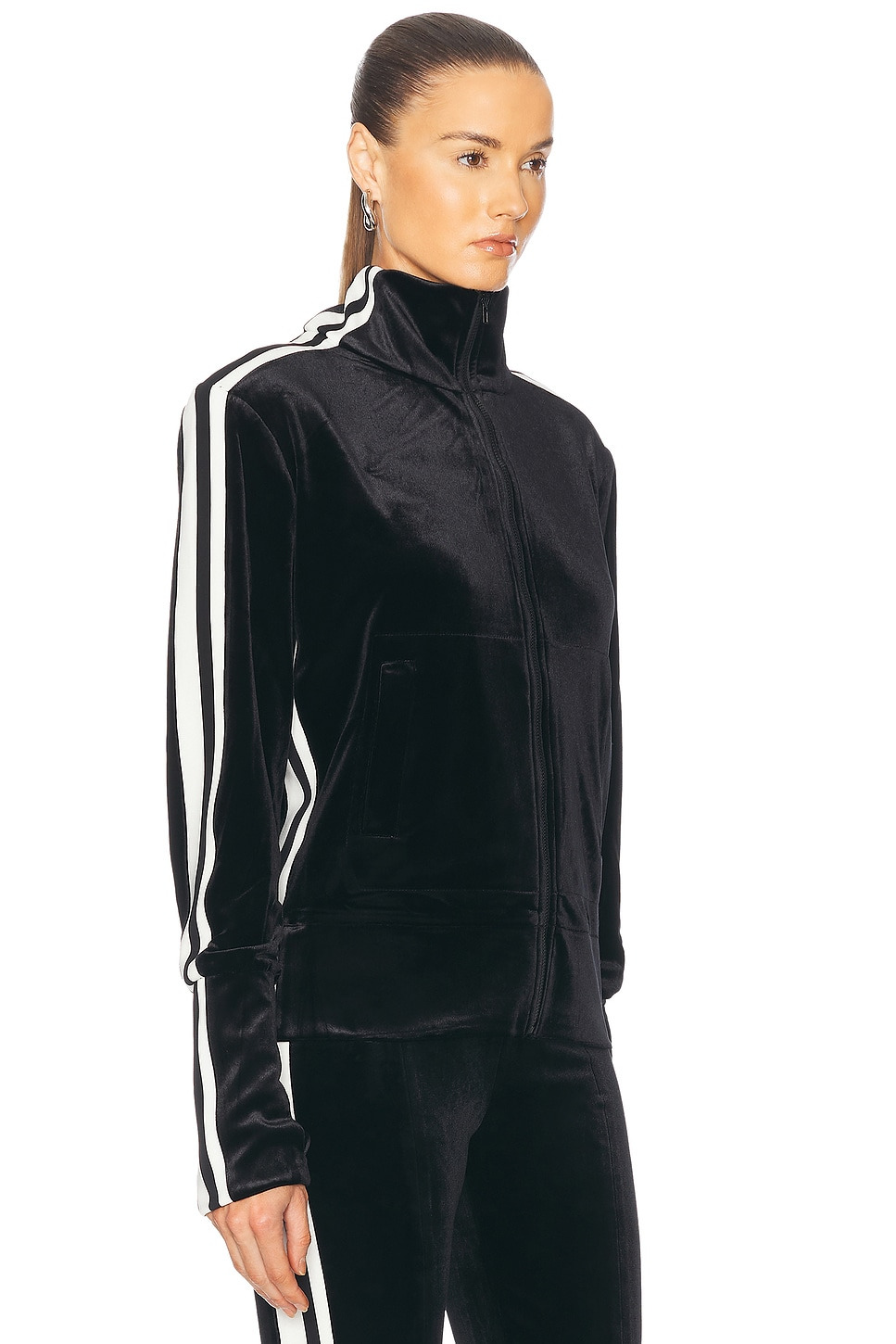 Side Stripe Turtleneck Jacket - 2