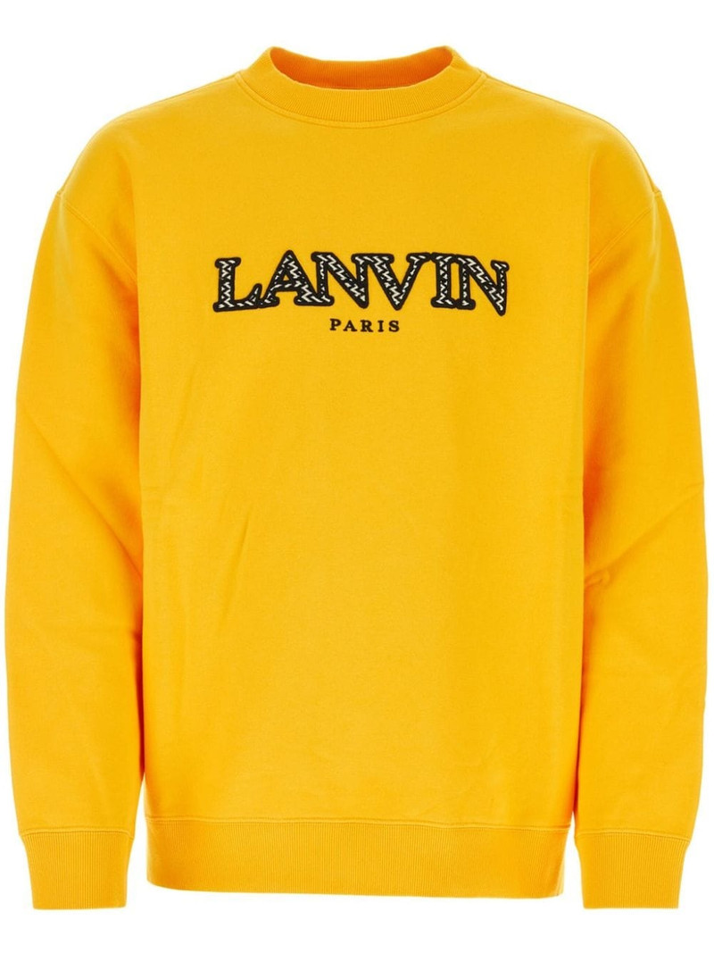 embroidered-logo sweatshirt 1