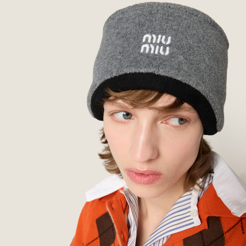 Miu Miu Fleece headband outlook