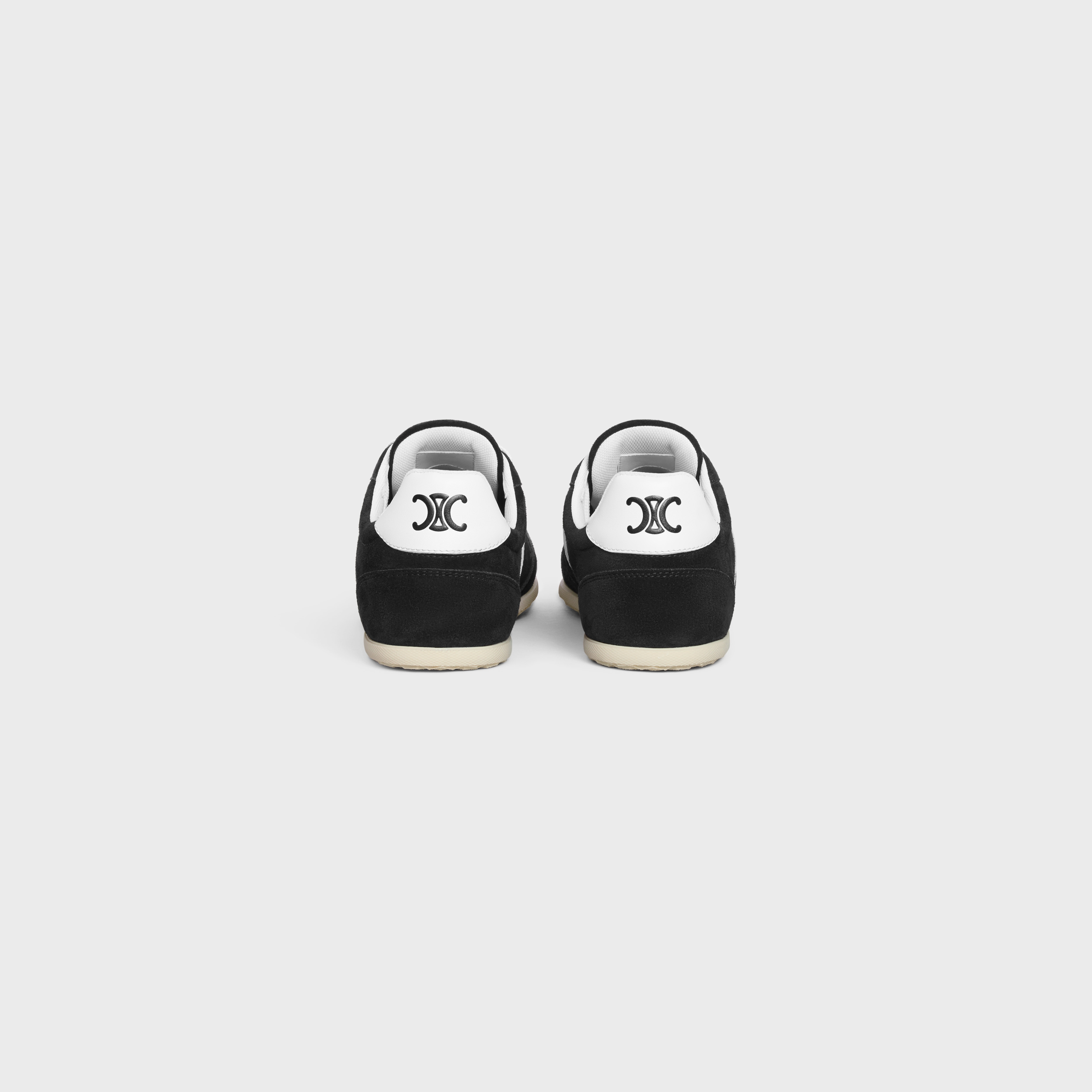 CELINE JOGGER LOW LACE-UP SNEAKER WITH TRIOMPHE in SUEDE CALFSKIN AND CALFSKIN - 3