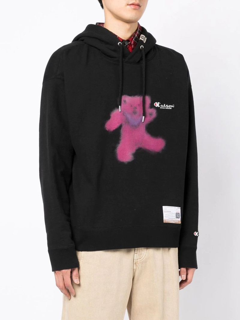 x Champion graphic-print hoodie 3