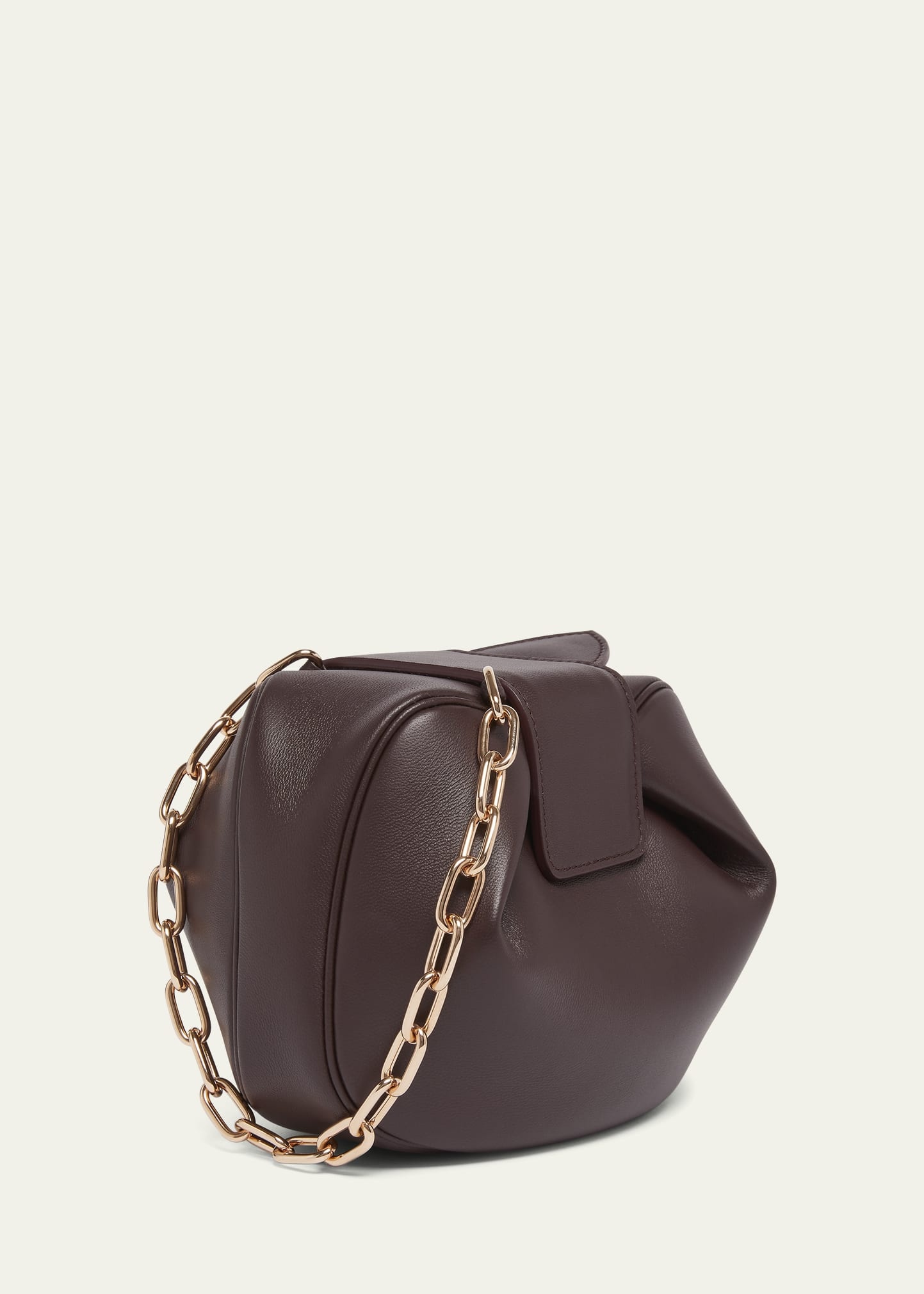 Demi Lamb Leather Clutch Bag - 3