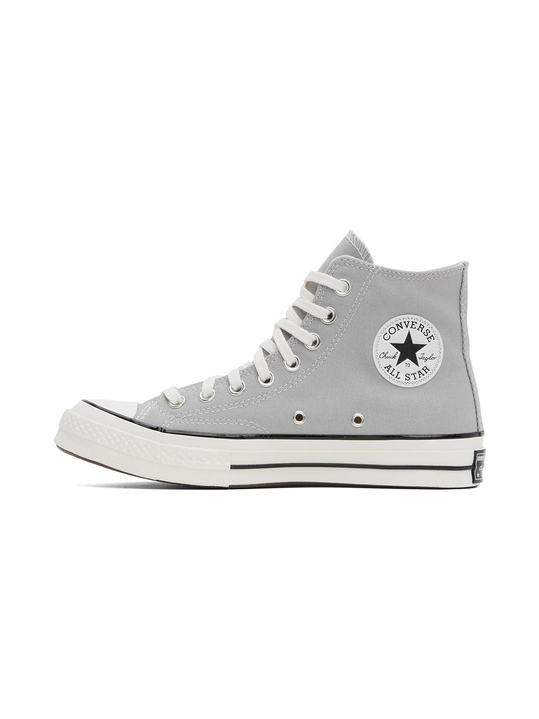 Gray Chuck 70 High Top Sneakers - 3