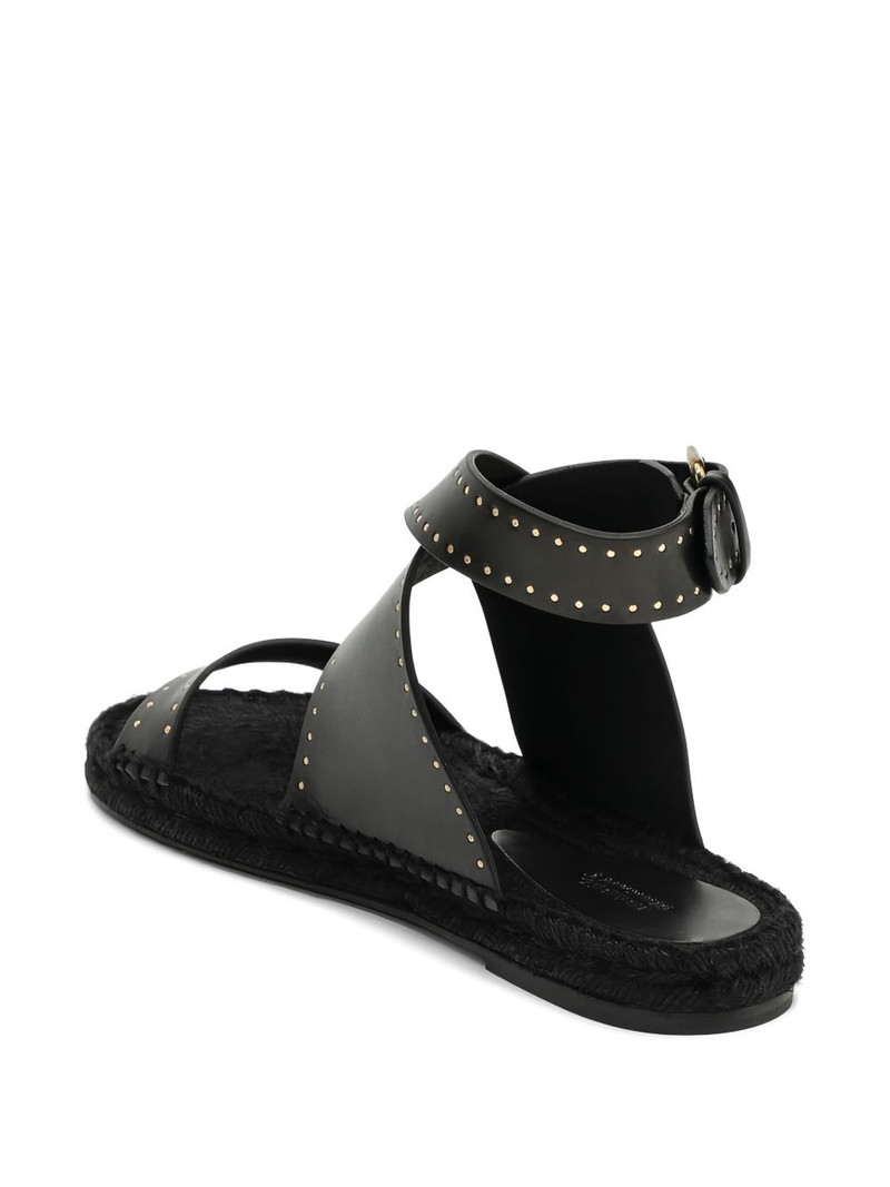 studded cross-strap sandals 4