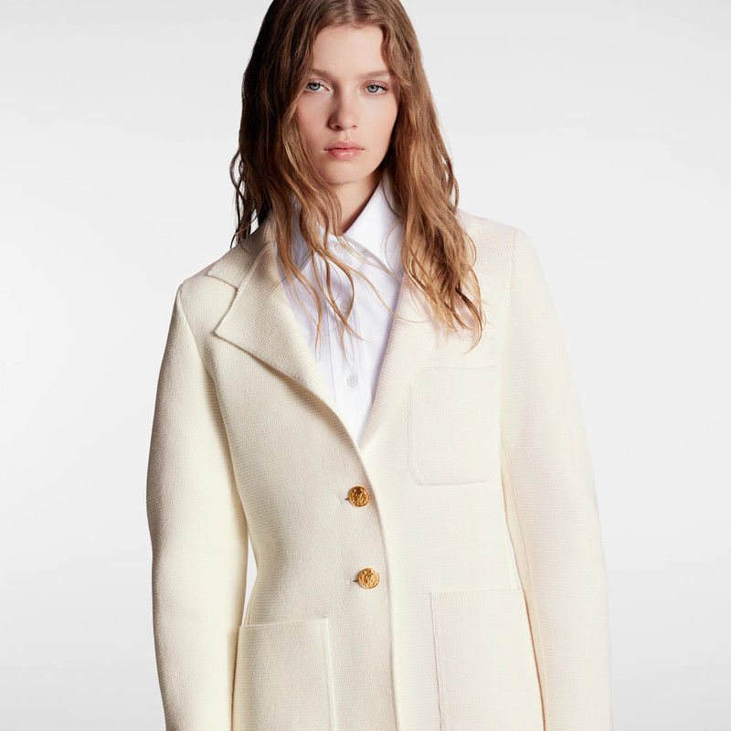 Compact Knit Preppy Blazer 5