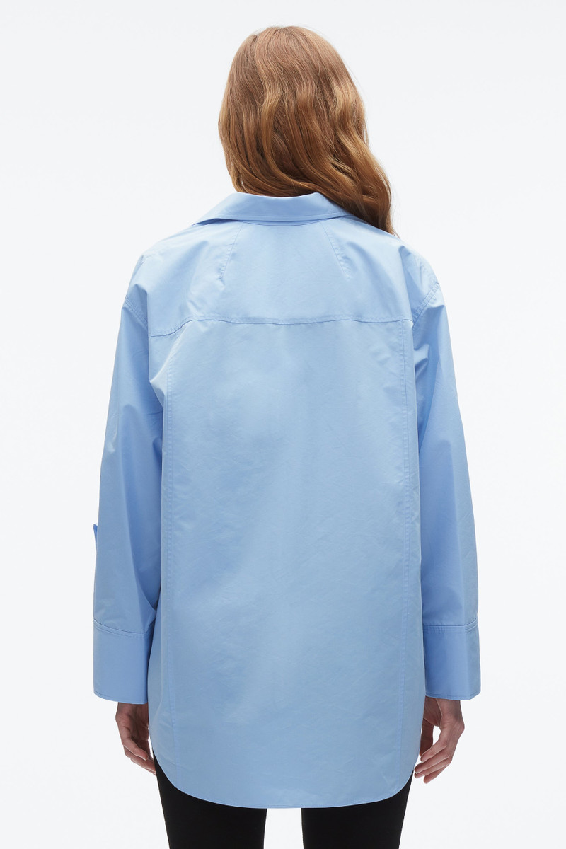 Oversize Shirt with Cascade Cuff 5