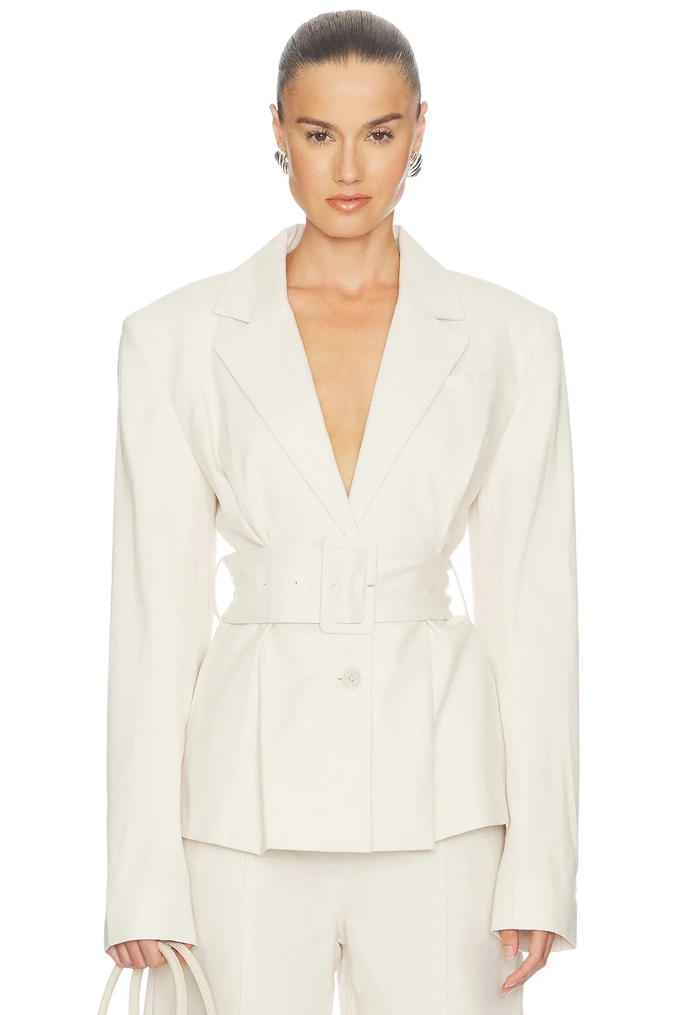 Linen Suiting Blazer - 1