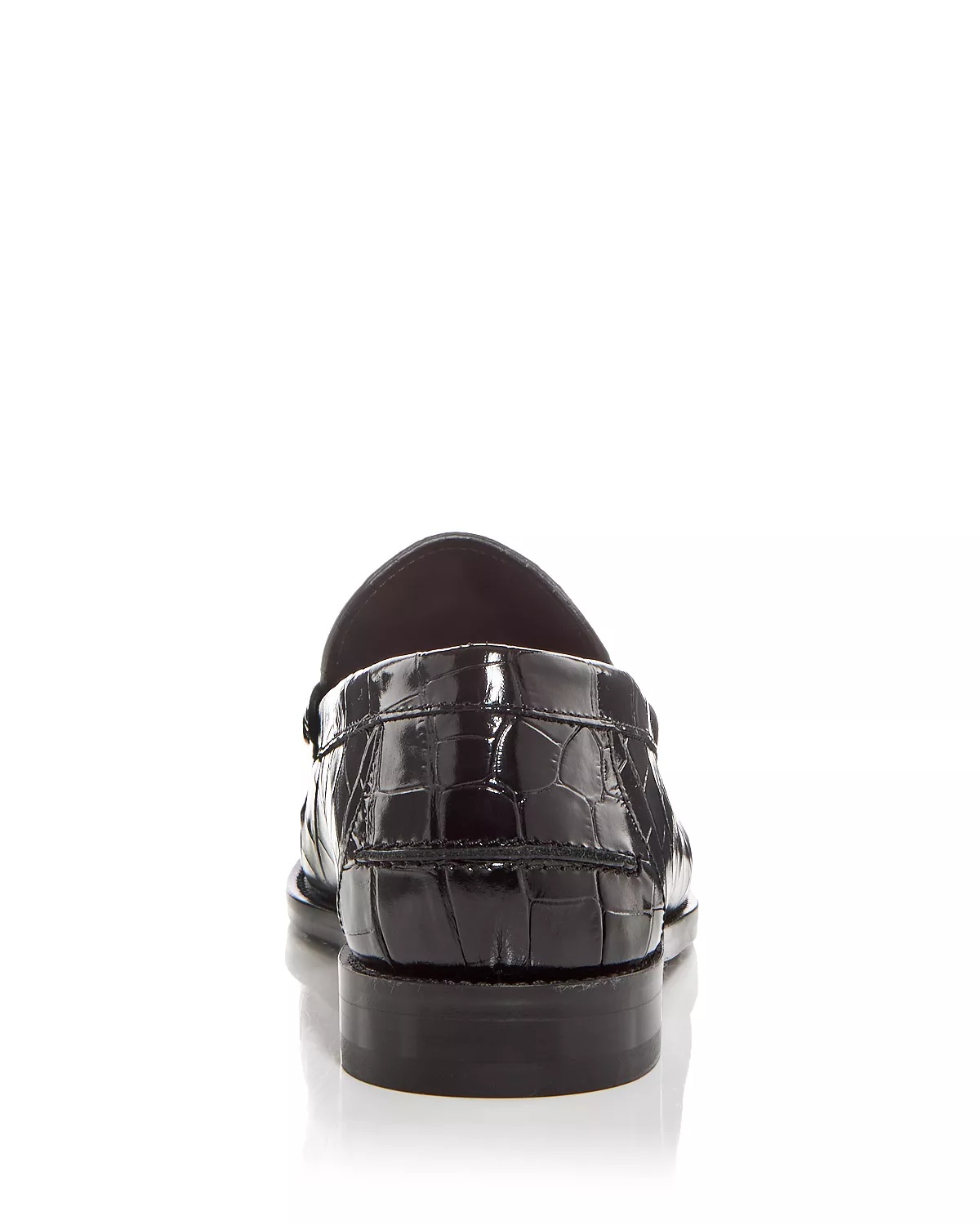 Men's Medusa '95 Croc Embossed Slip On Loafers - 3