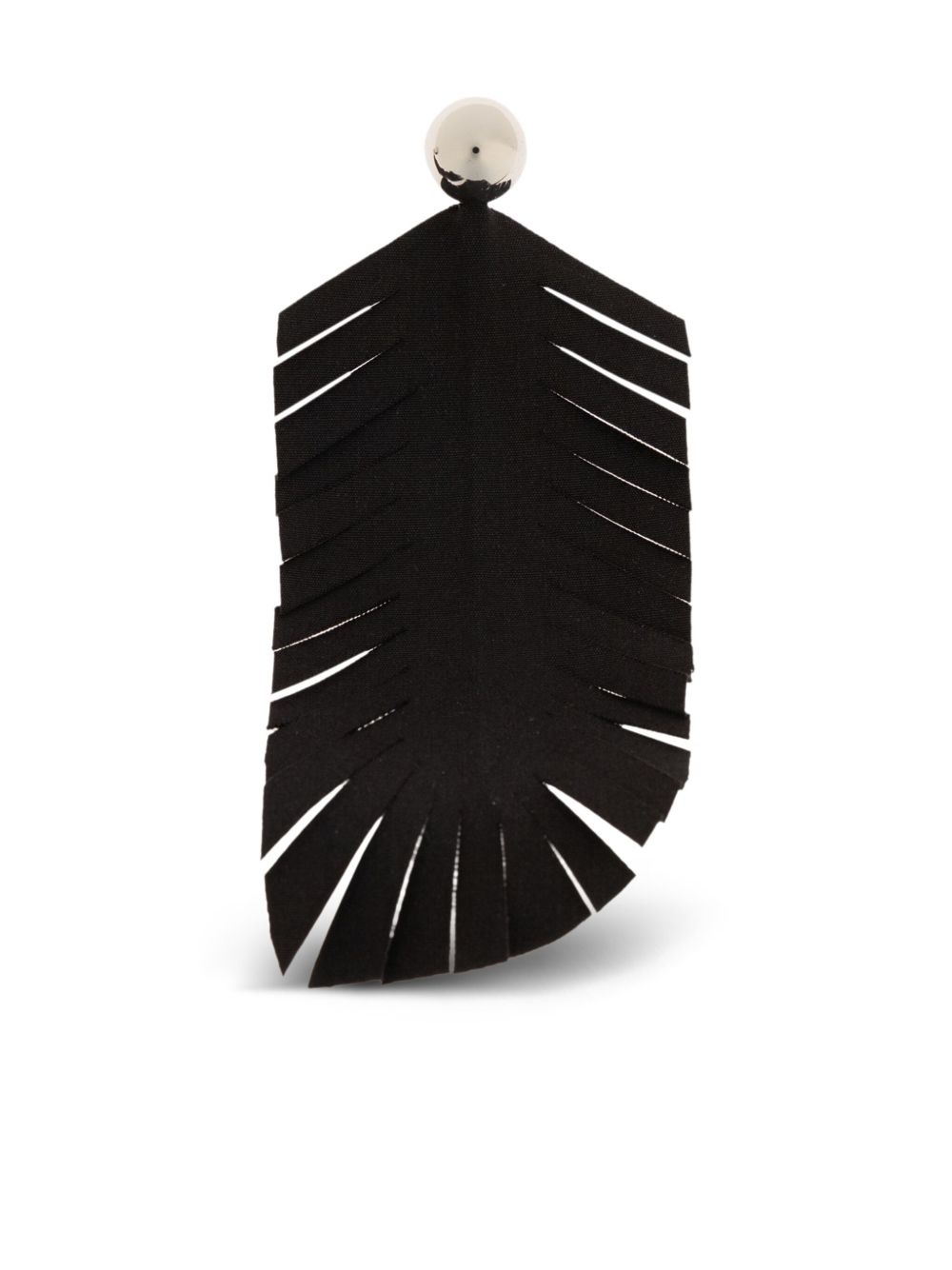 Black Feathers earrings - 4