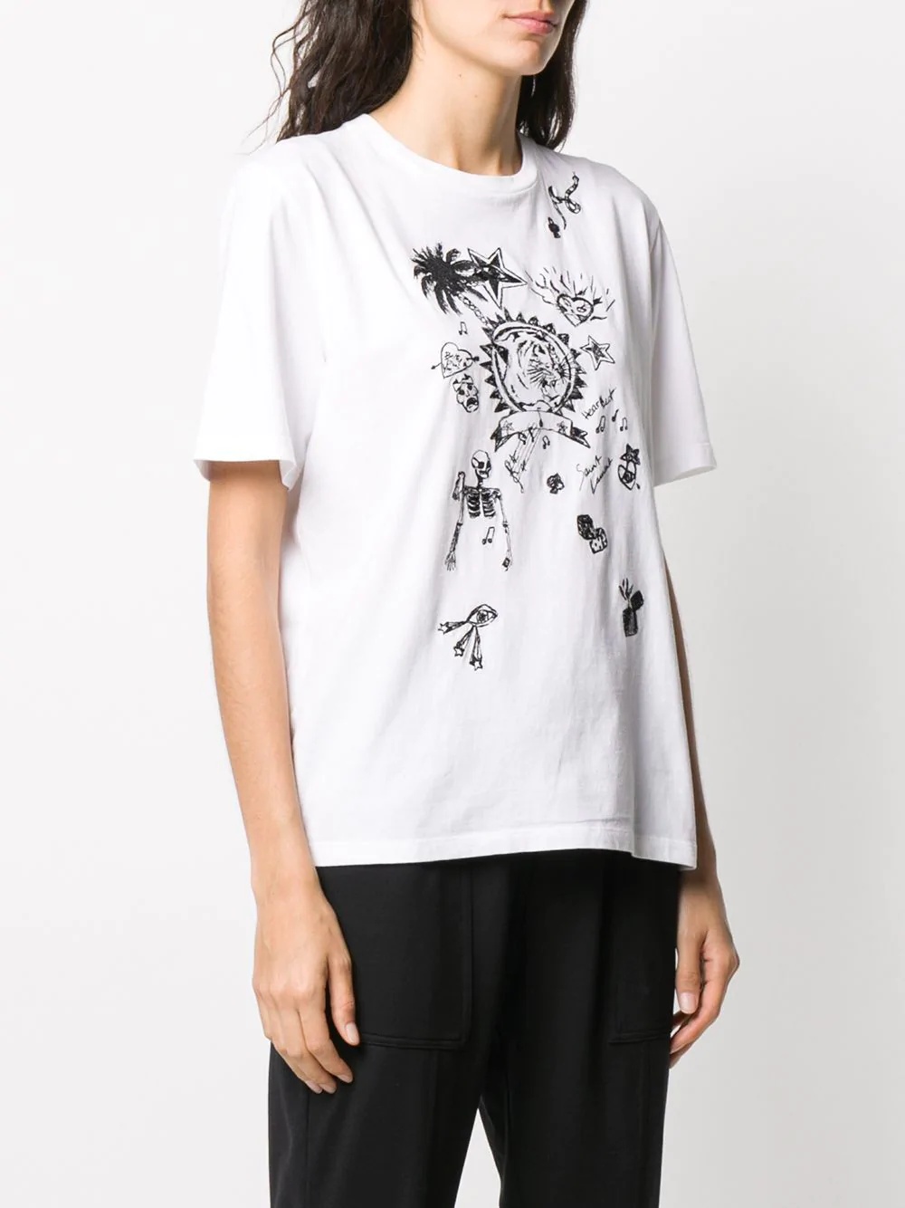 graphic print T-shirt - 3