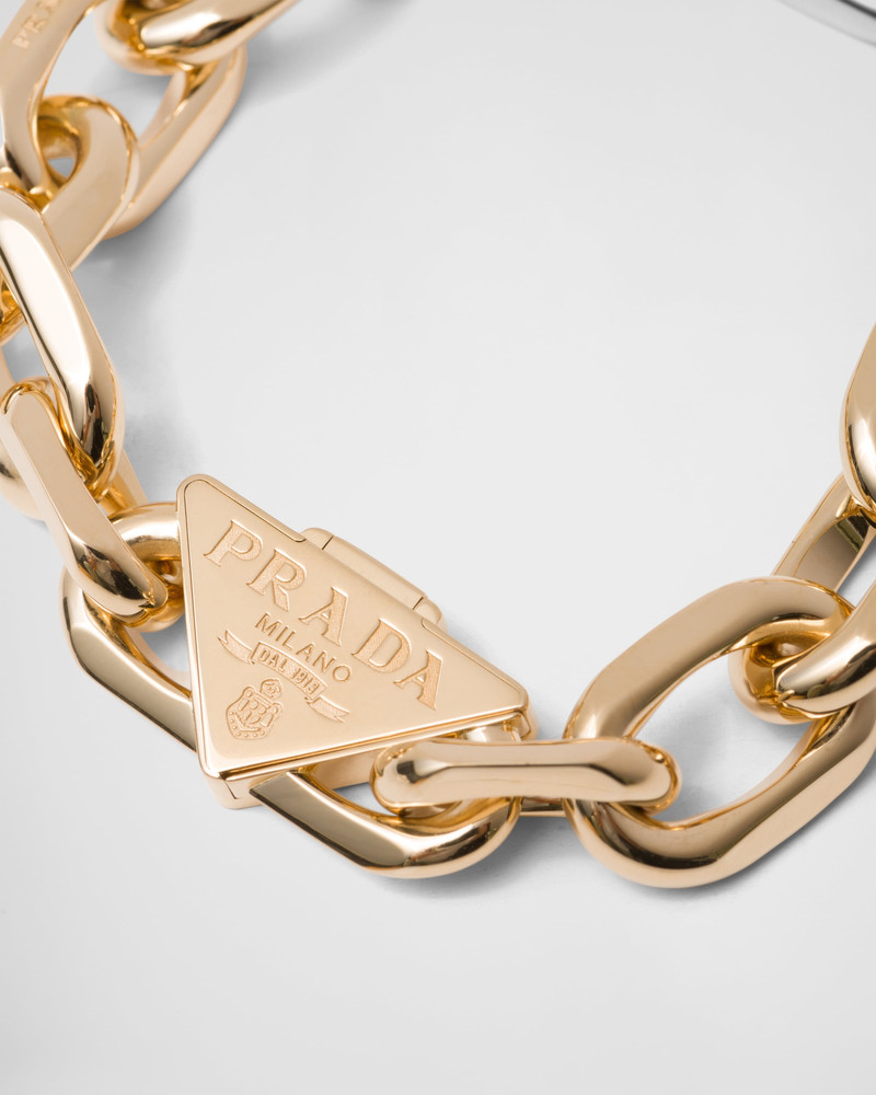 Eternal Gold chain bracelet in yellow gold with diamonds 3