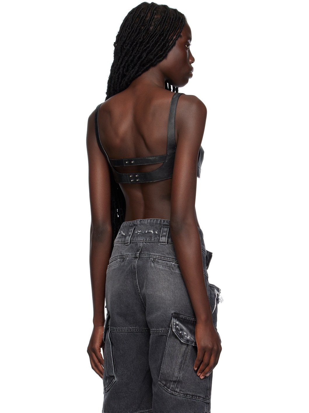 Black Crossed Camisole - 3
