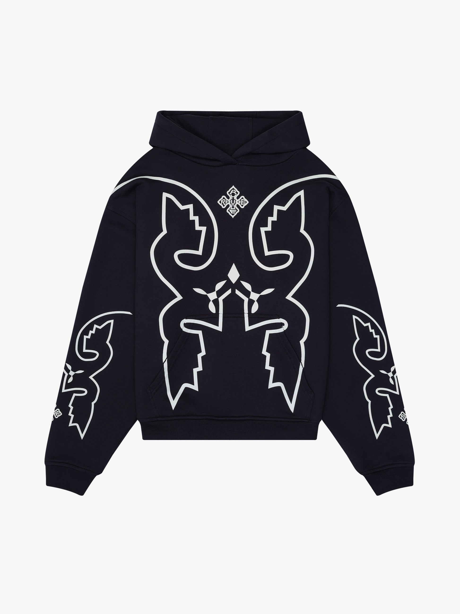 RHUDE WESTERN LOGO HOODIE - 1