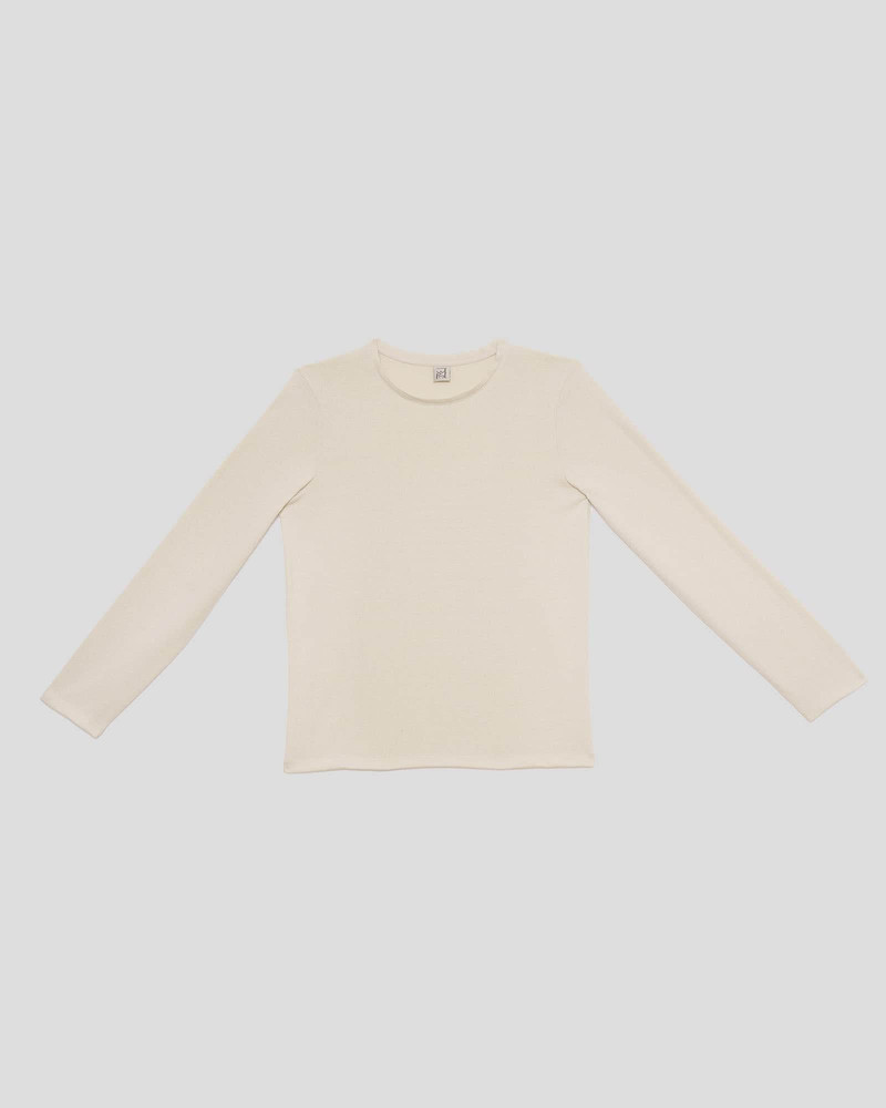 Silk Long Sleeve Tee - Wild Silk Jersey 1