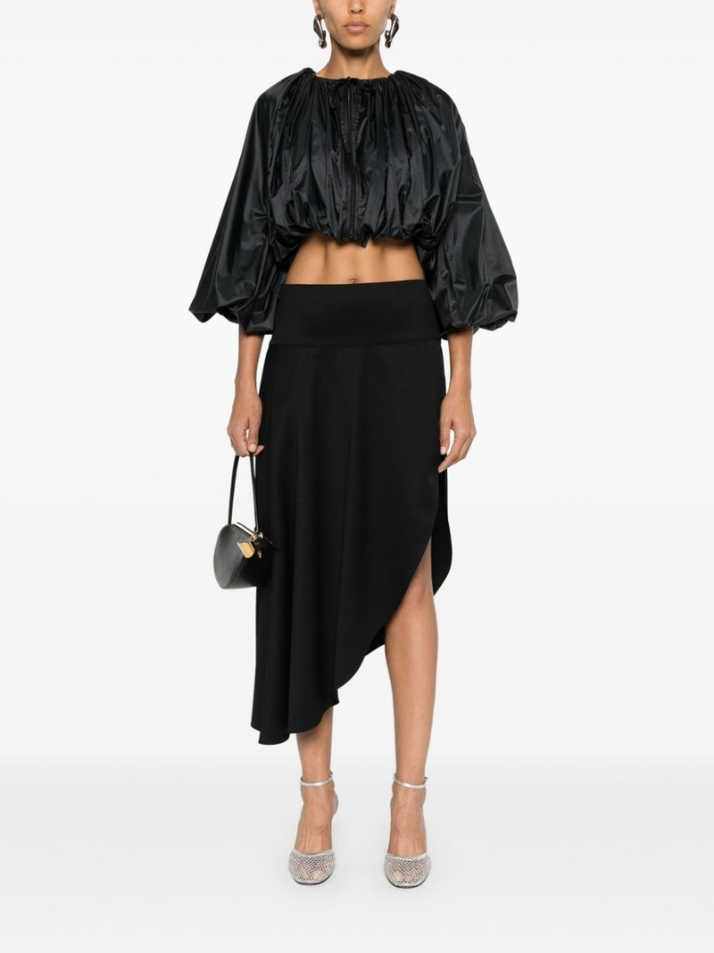 Alaïa cropped balloon jacket outlook