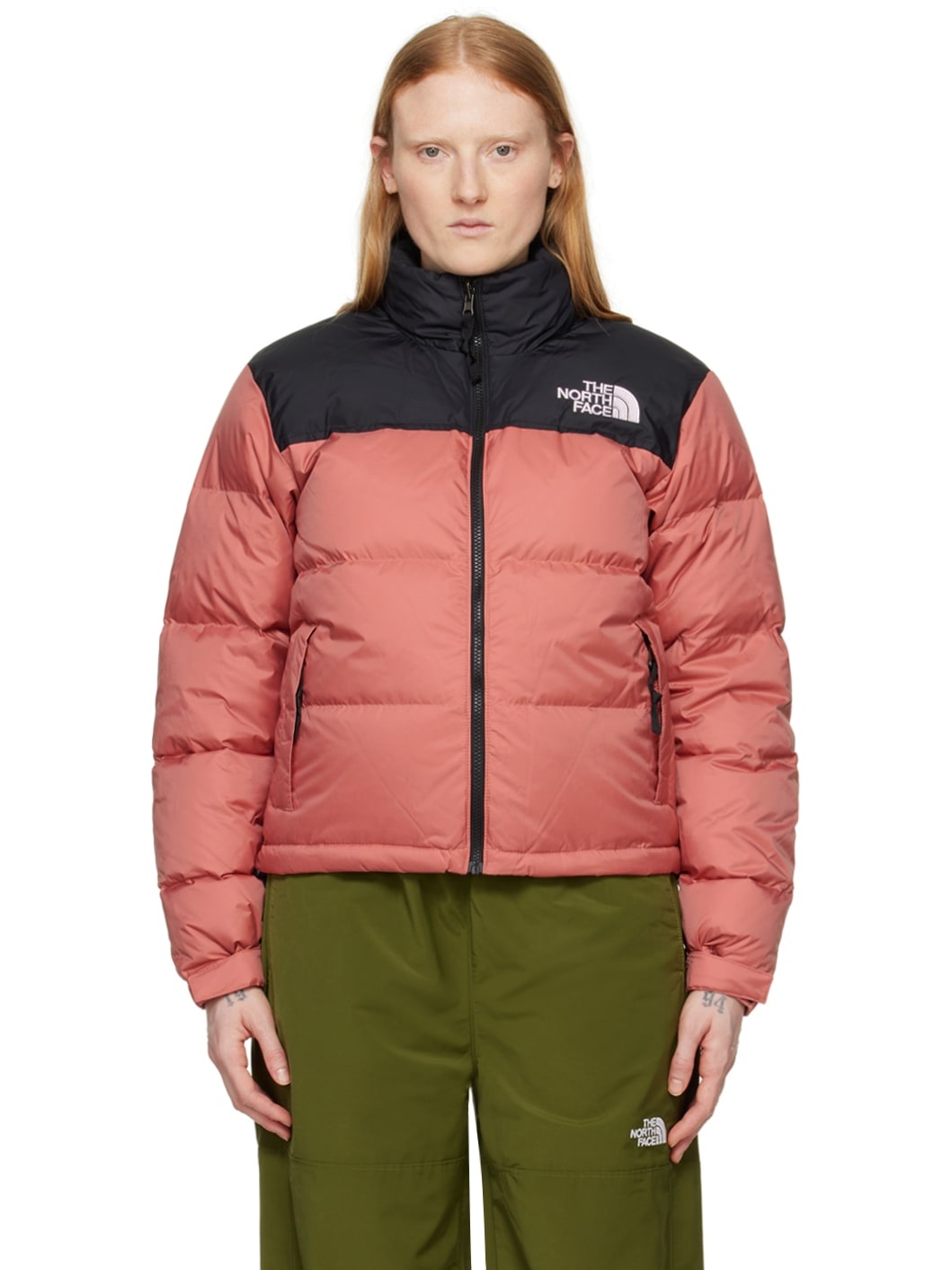 Pink 1996 Retro Nuptse Down Jacket - 1