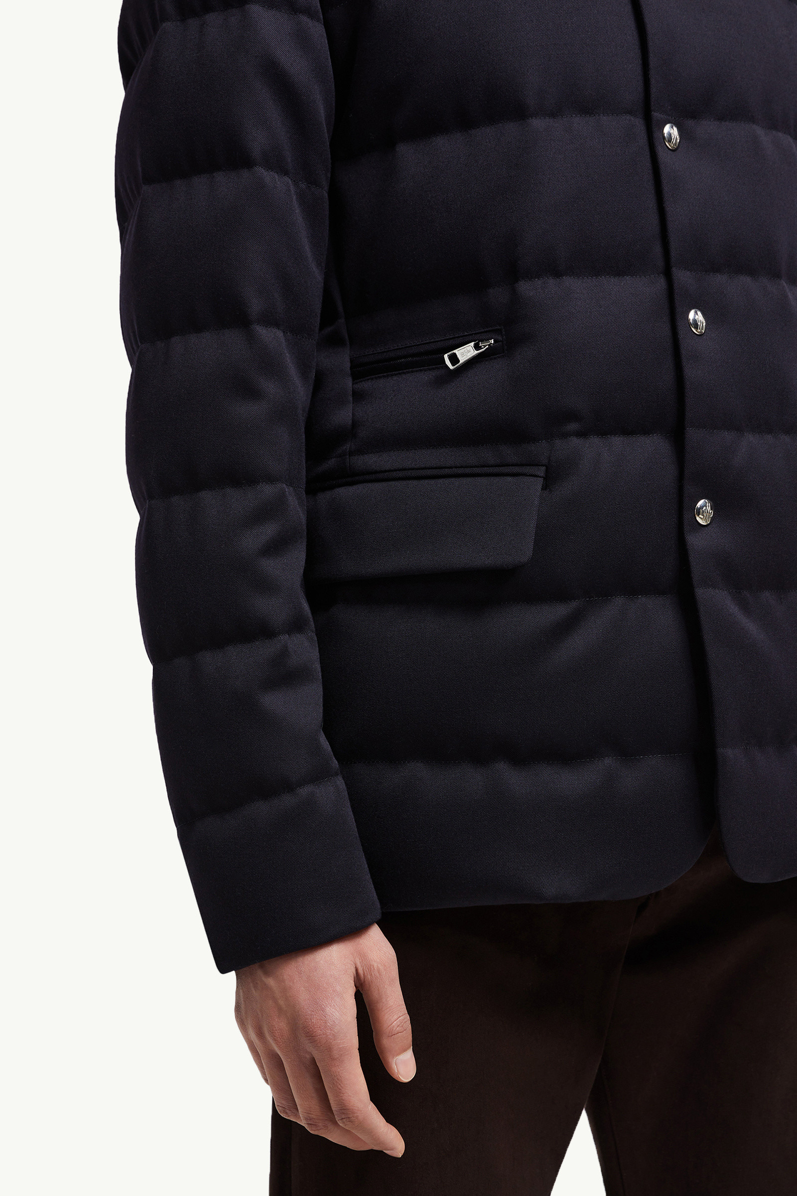 Bess Hooded Wool Short Down Jacket - 6