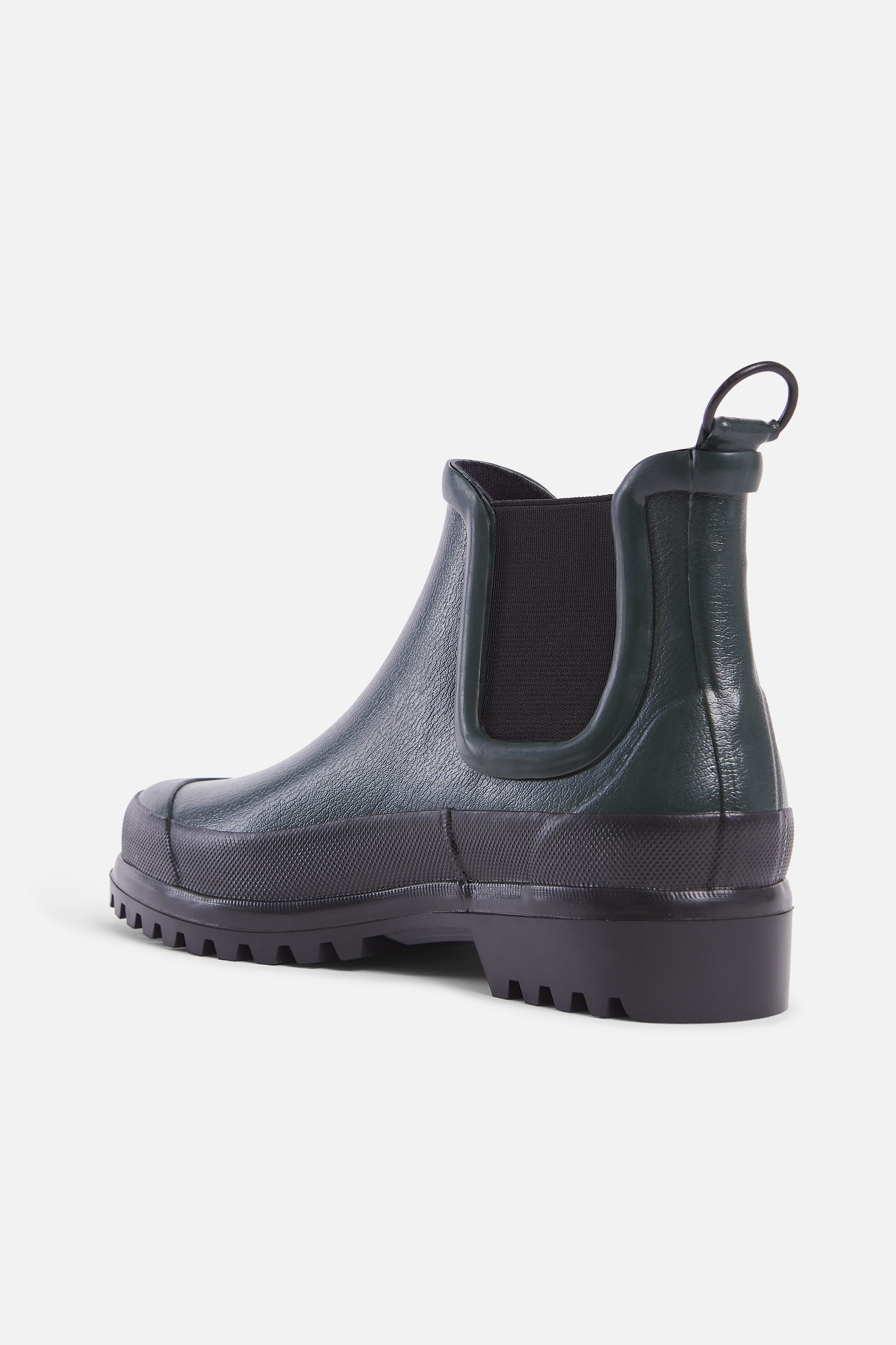 Dark Green and Black Waterproof Chelsea Rainwalker Boots - 3