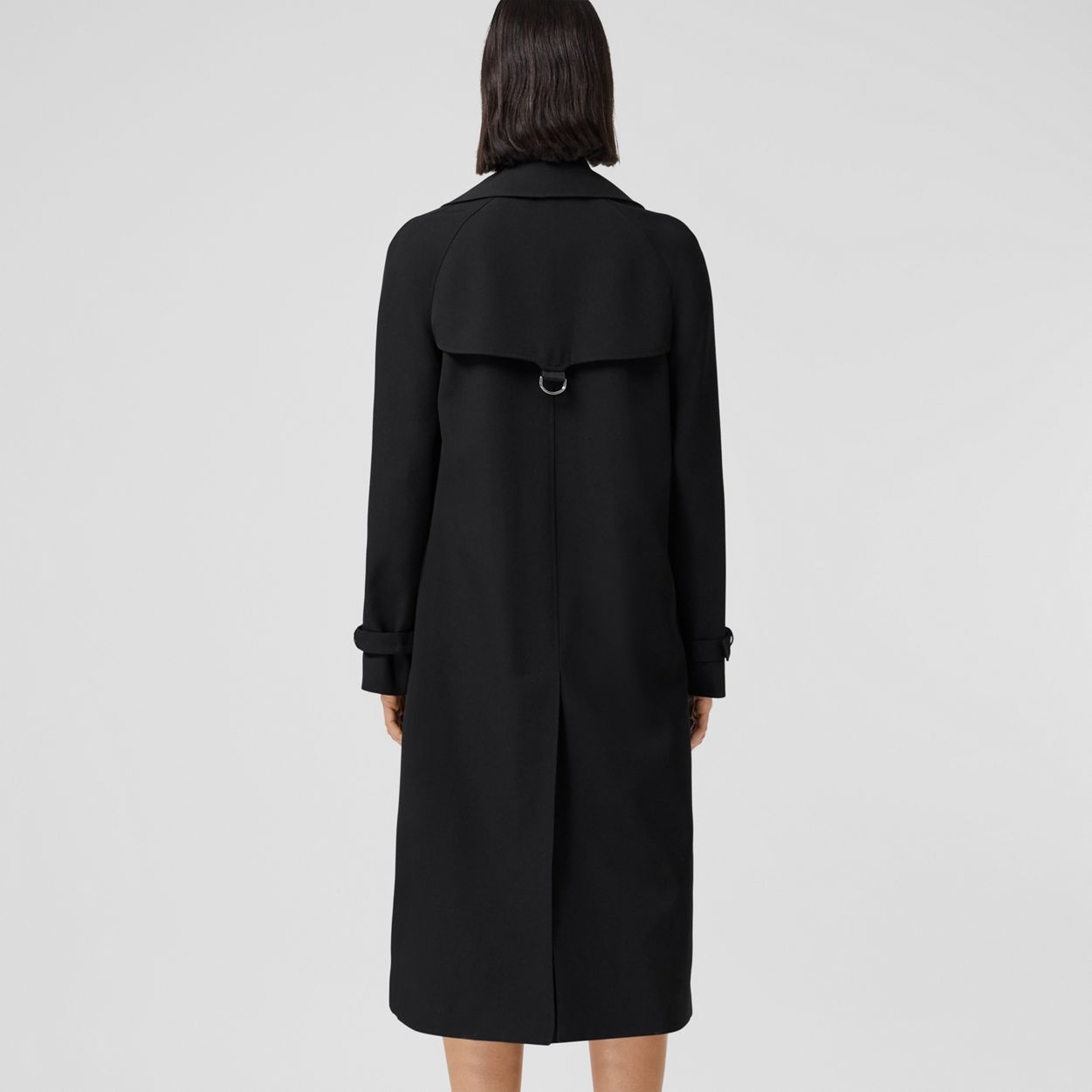 D-ring Detail Wool Wrap Coat - 3