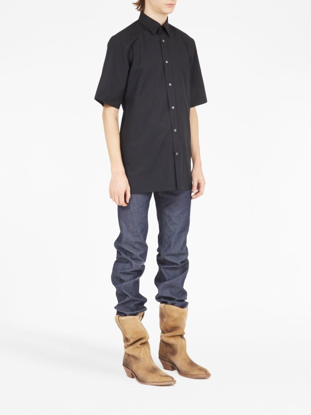 short-sleeve cotton shirt - 3