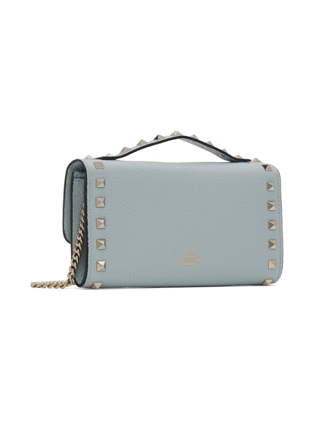 Blue Rockstud Wallet Bag - 3