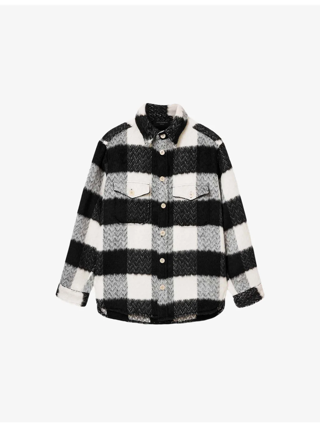 River Checked Woven Shirt - 1