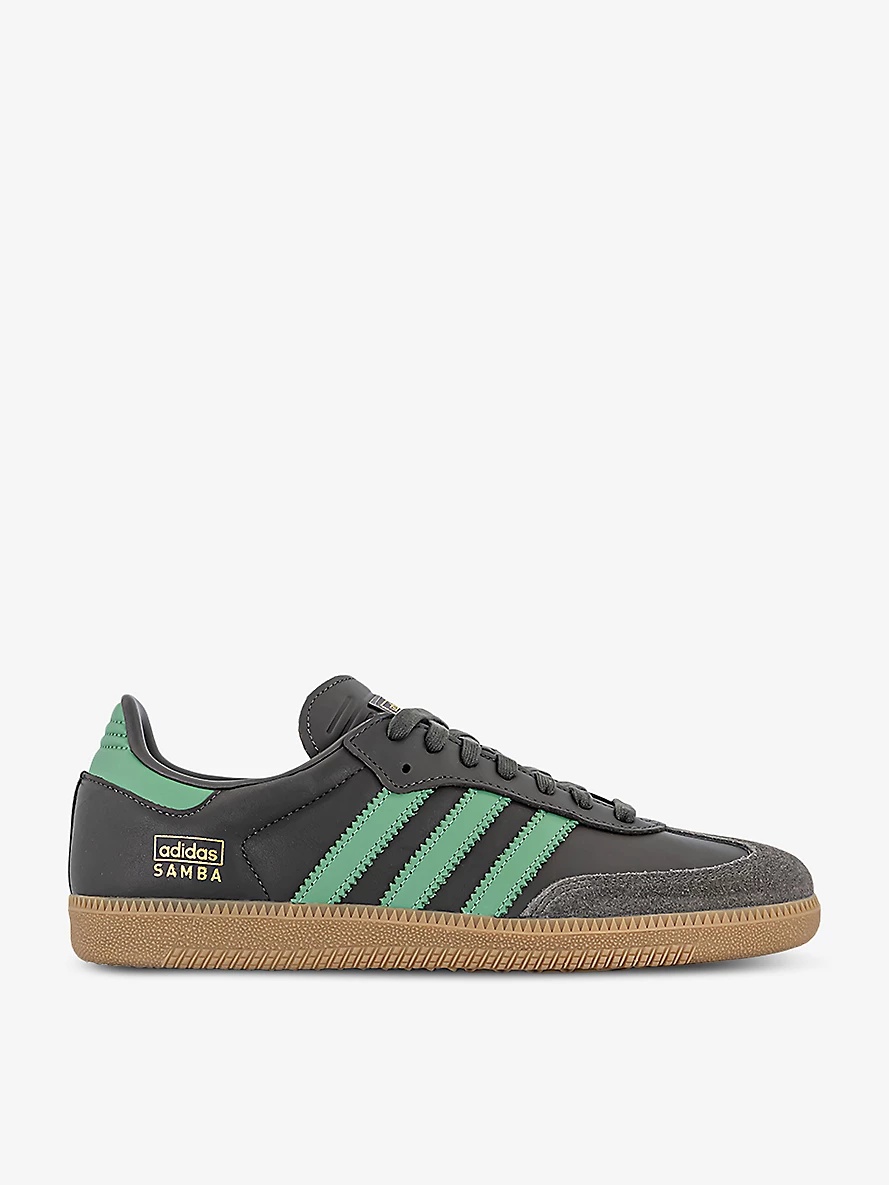 Samba OG logo-embellished leather low-top trainers - 1