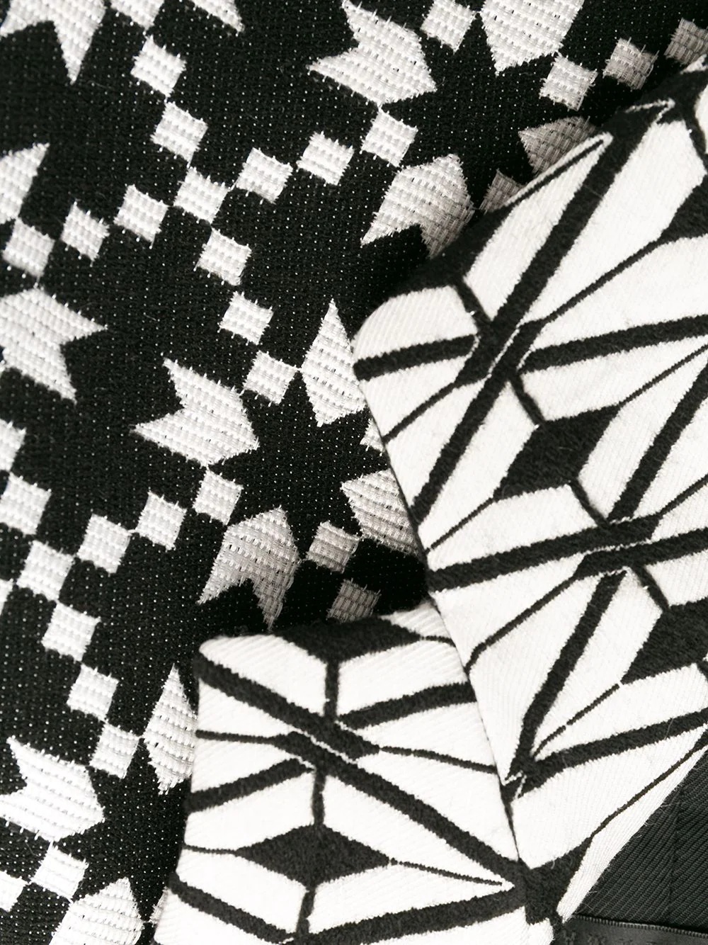 pattern mix blazer - 6
