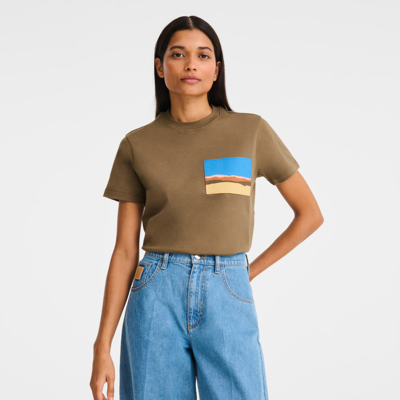 Longchamp T-shirt Caroline Hélain x Longchamp outlook