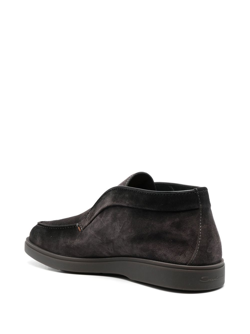 slip-on suede ankle boots - 3