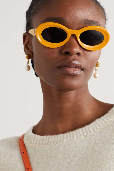 Loewe Loop oversized round-frame acetate sunglasses outlook