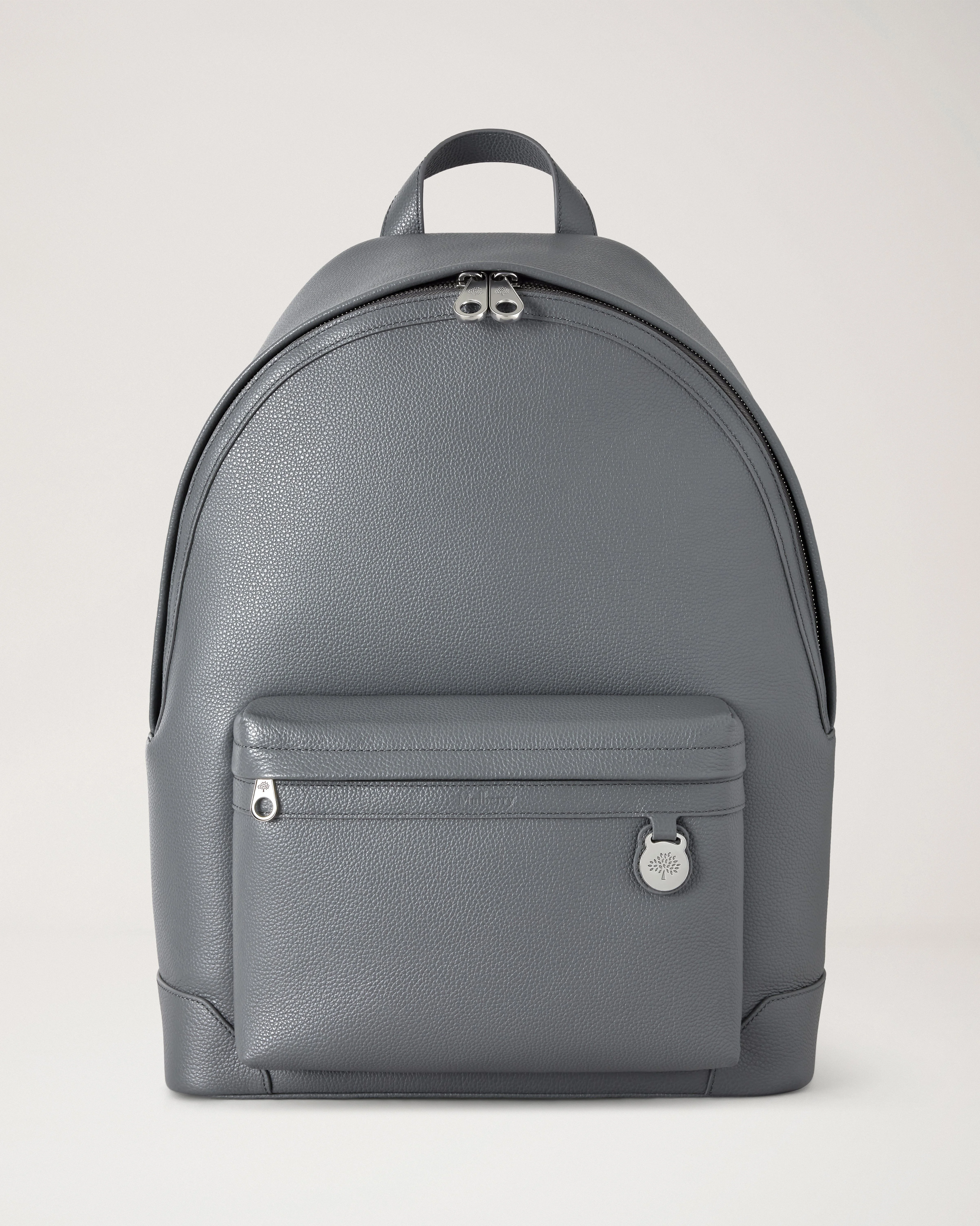 Heritage Zipped Backpack Foggy Grey Two-Tone Small Classic Grain - 1